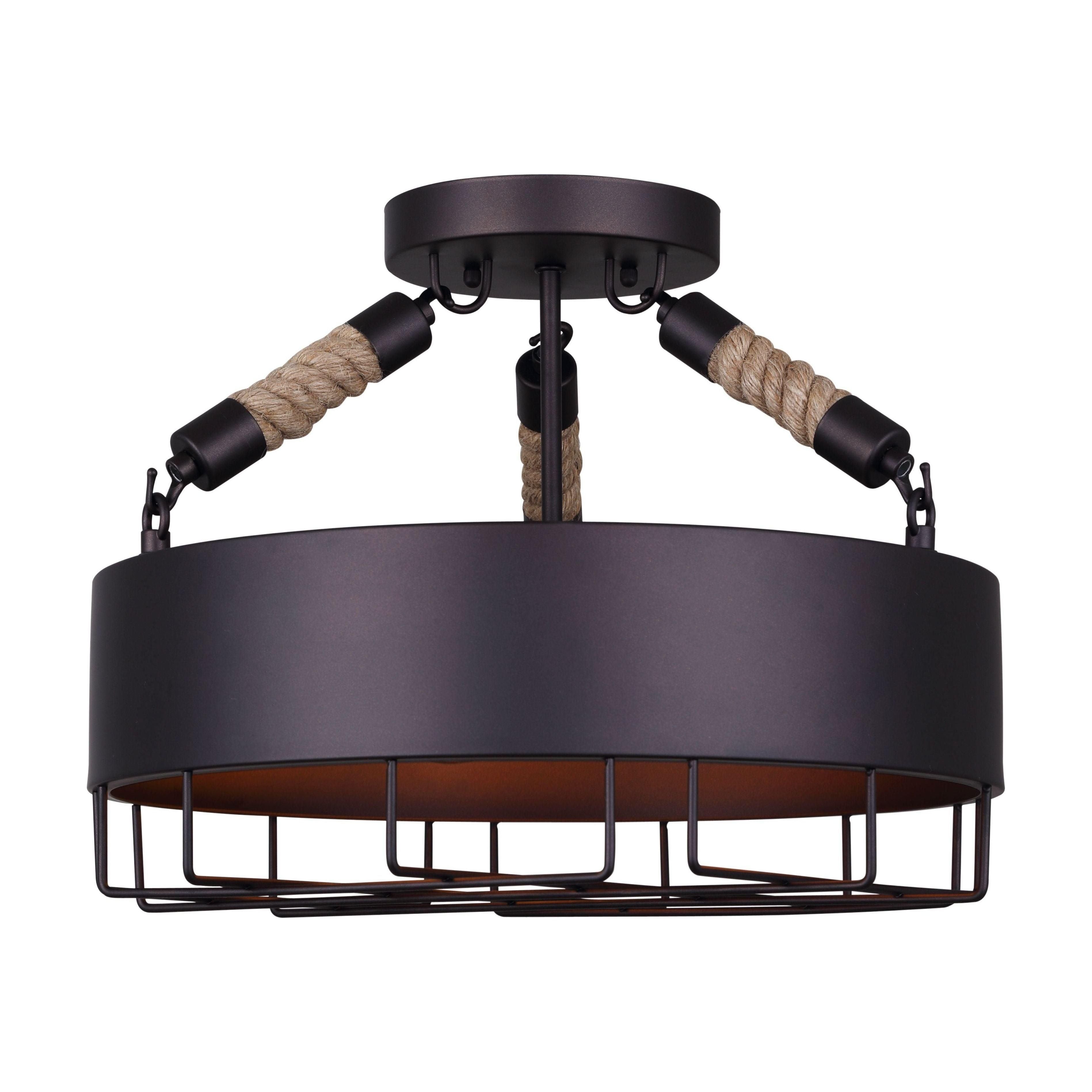 Canarm - Portsmouth Semi Flush Mount - Lights Canada