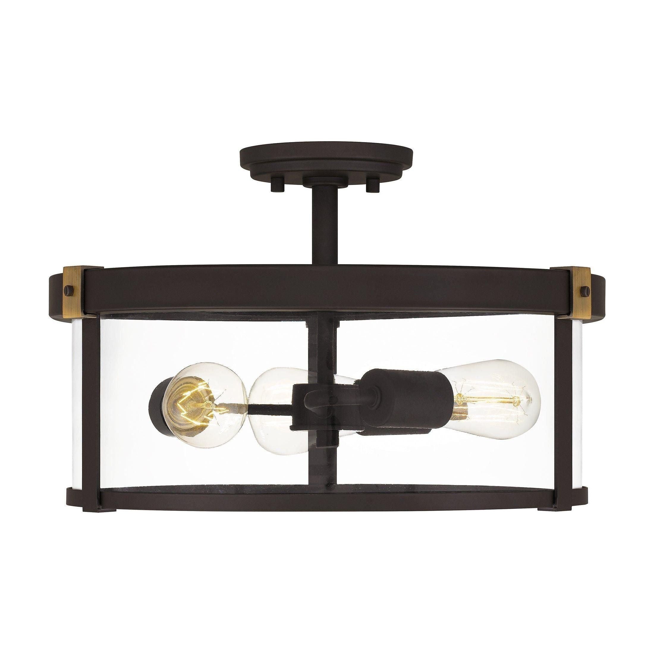 Quoizel - Lisbon Semi Flush Mount - Lights Canada