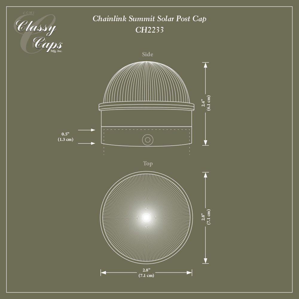 Classy Caps - Summit Solar Post Cap - Lights Canada