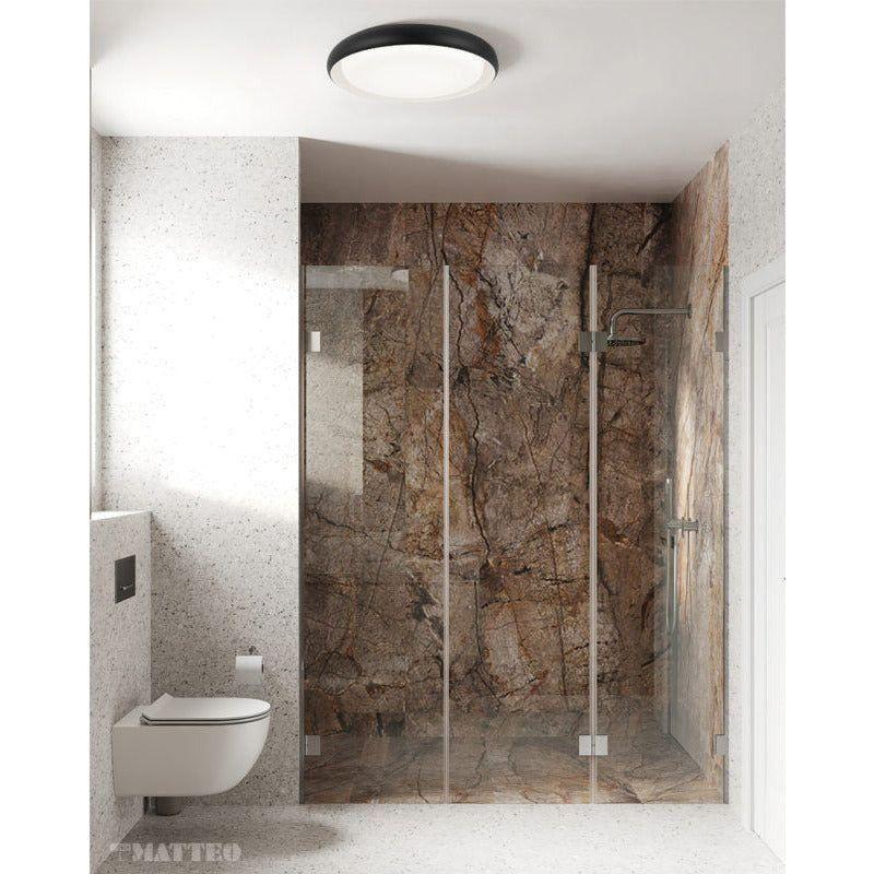 Matteo - Milia 18" 1-Light Flush Mount - Lights Canada