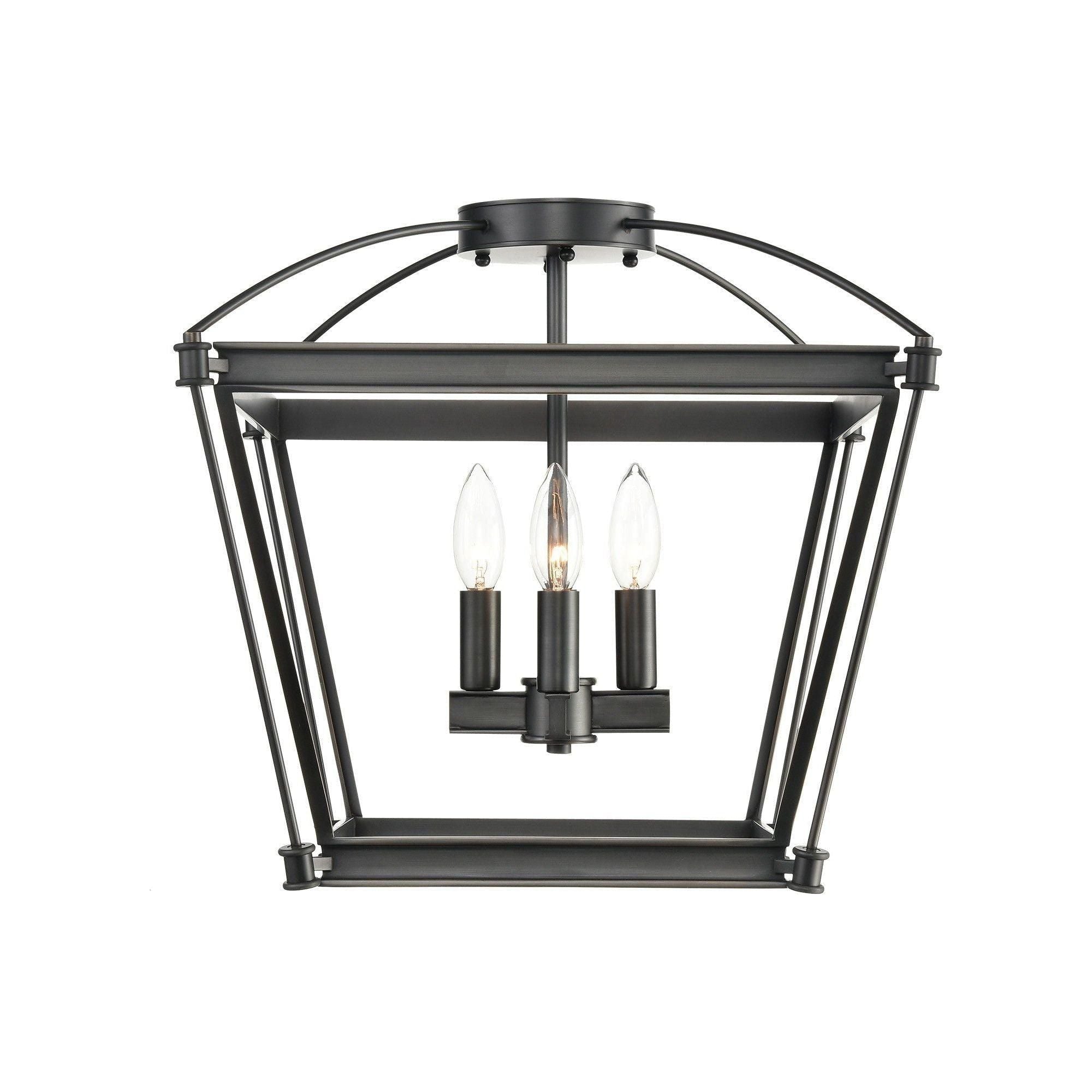 Alora - Alora Manor Semi Flush Mount - Lights Canada