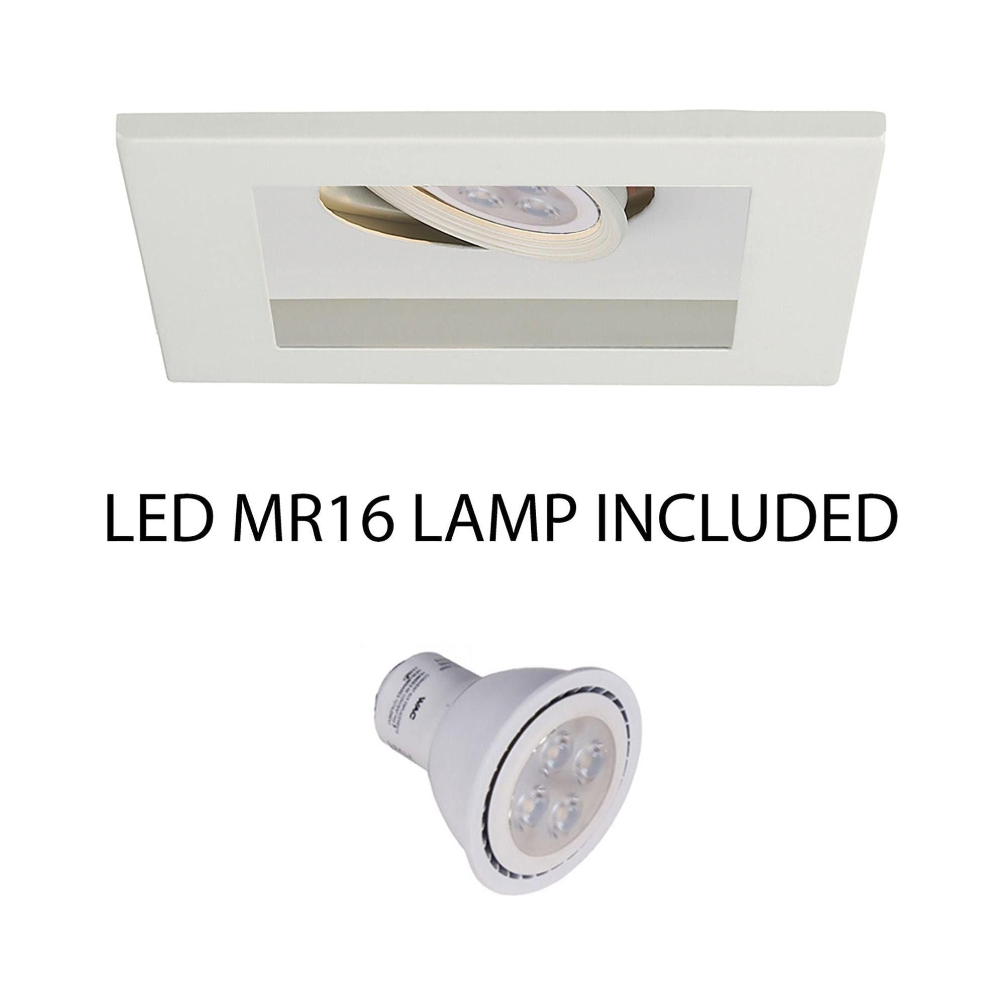 WAC Lighting - Low Voltage Multiple Single Light Trim with LED Bulb - Lights Canada