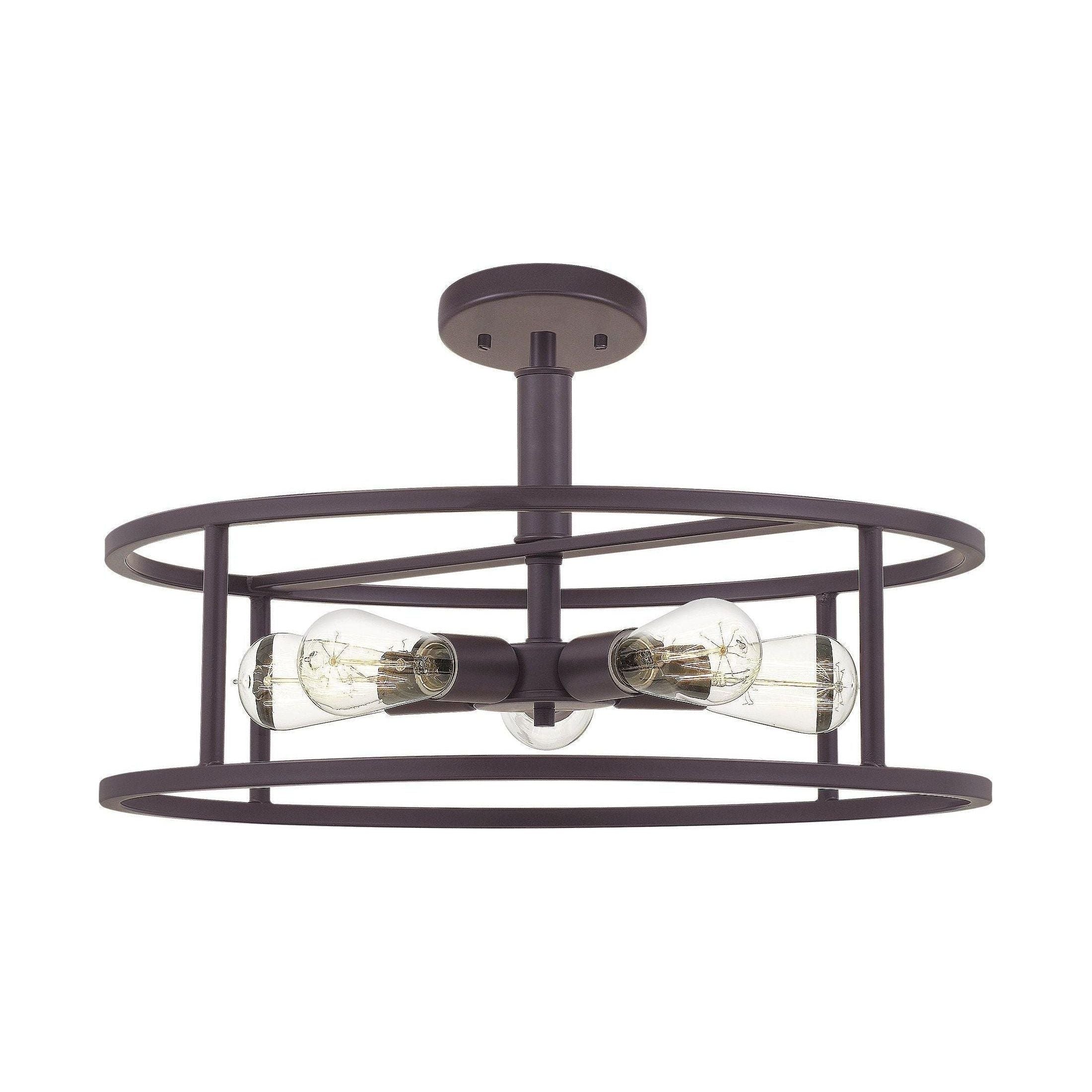 Quoizel - New Harbor Semi Flush Mount - Lights Canada