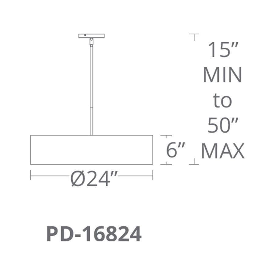 Modern Forms - Metropolis 24" LED Pendant - Lights Canada