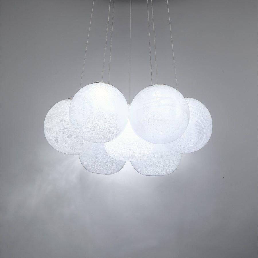 Modern Forms - Cosmic Crystal LED 7 Light Multi-Light Pendant - Lights Canada