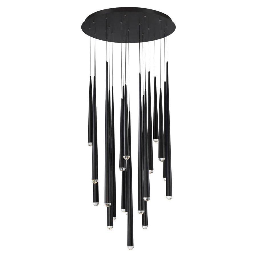Modern Forms - Cascade LED 21 Light Crystal Round Chandelier - Lights Canada