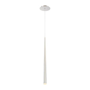 Modern Forms - Cascade 28" LED Single Light Etched Glass Pendant - Lights Canada