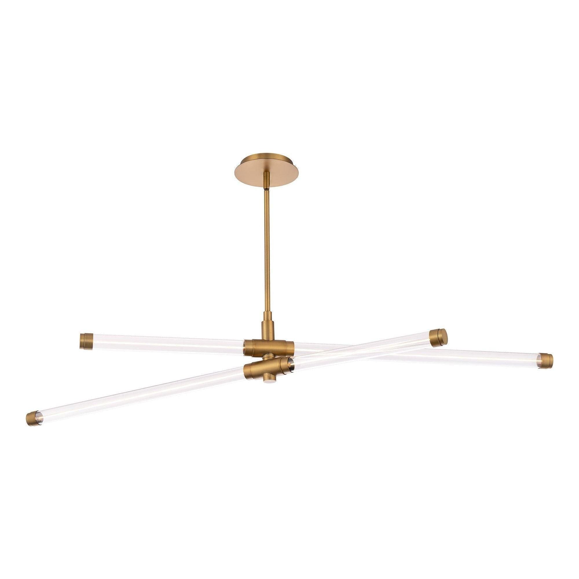 dweLED - Jedi 45" LED Linear Chandelier - Lights Canada
