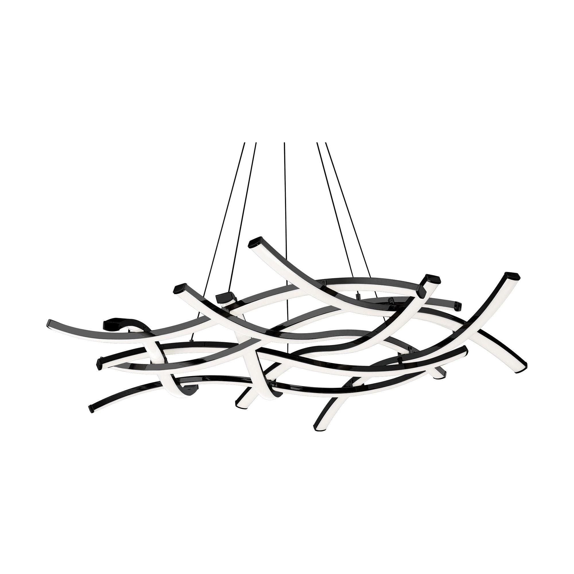 dweLED - Divergence 43.8" LED Chandelier - Lights Canada