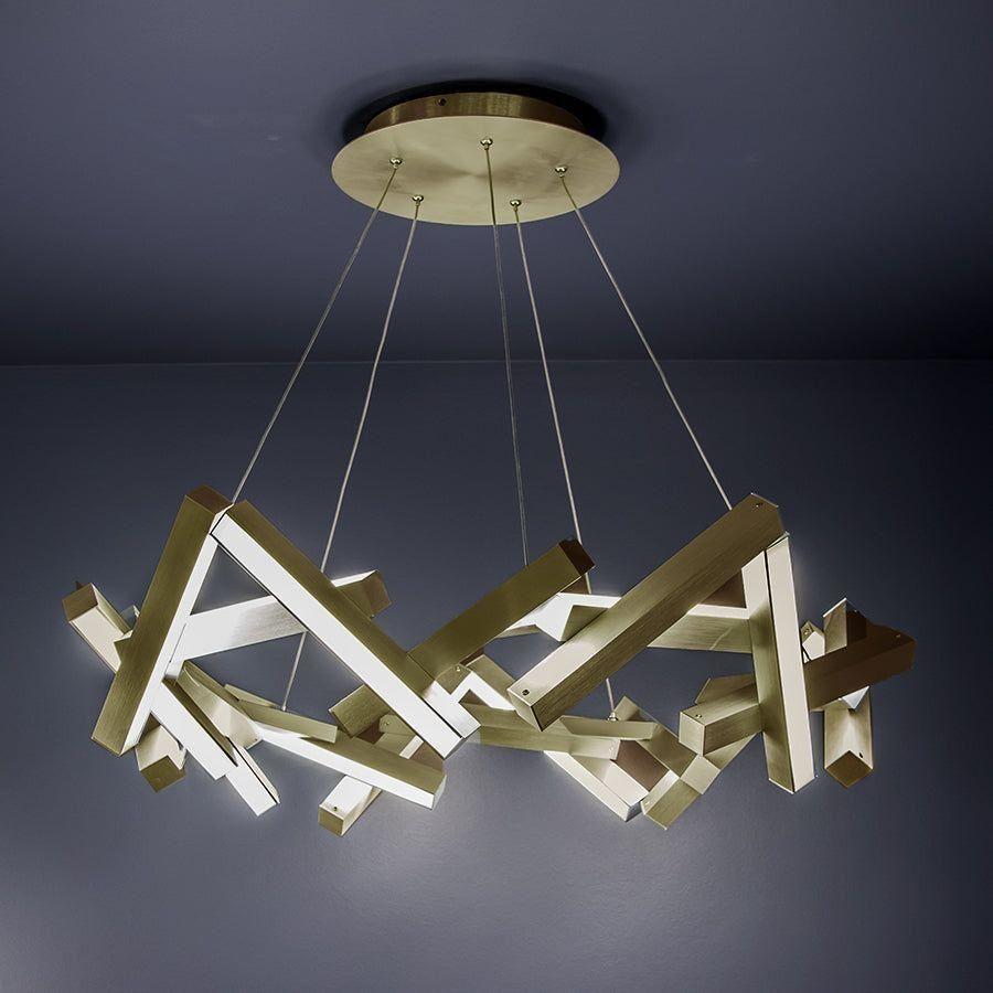 Modern Forms - Chaos 24" LED Round Chandelier - Lights Canada