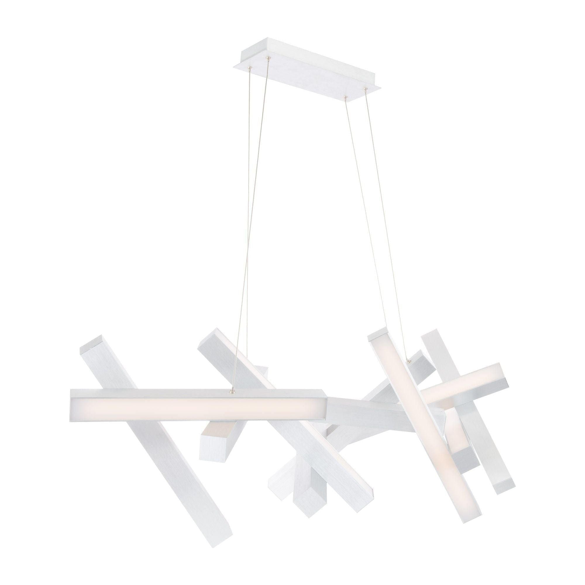 Modern Forms - Chaos 48" LED Linear Chandelier - Lights Canada