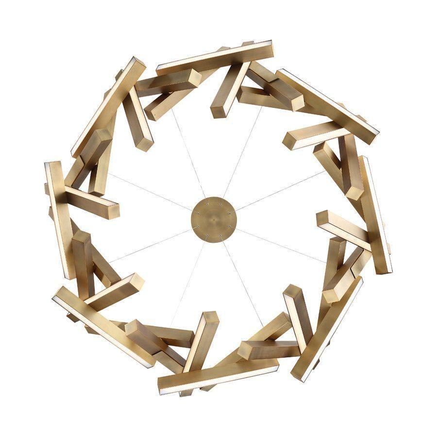 Modern Forms - Chaos 60" LED Round Chandelier - Lights Canada