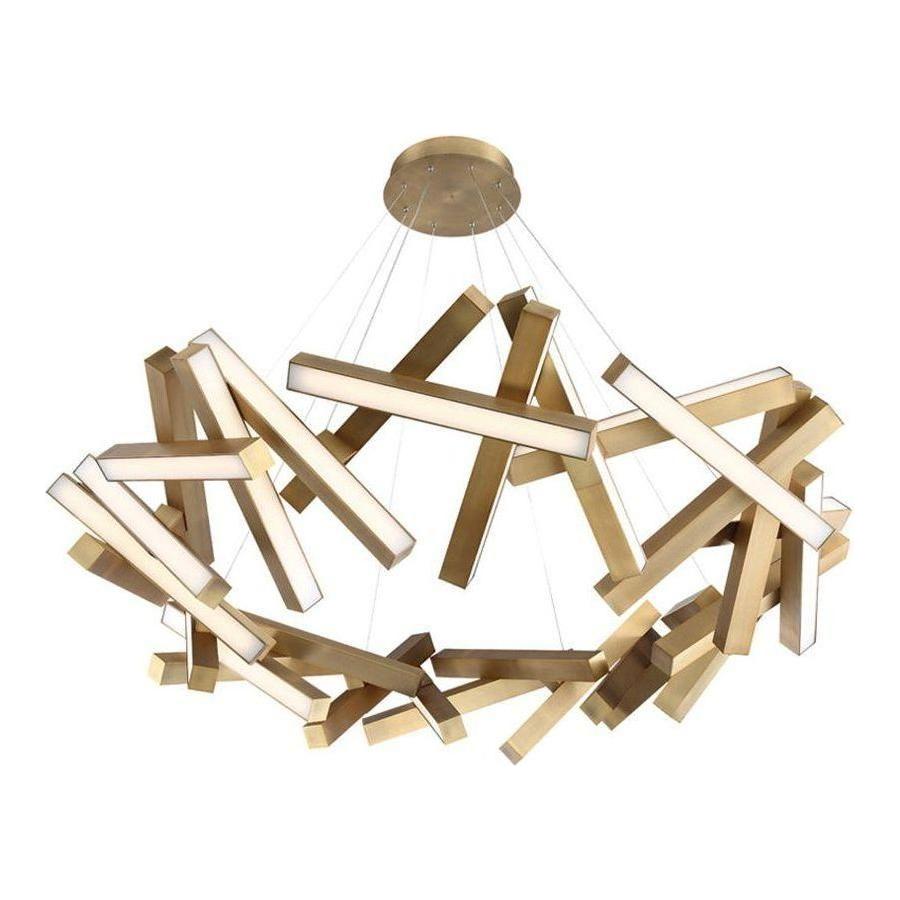 Modern Forms - Chaos 60" LED Round Chandelier - Lights Canada