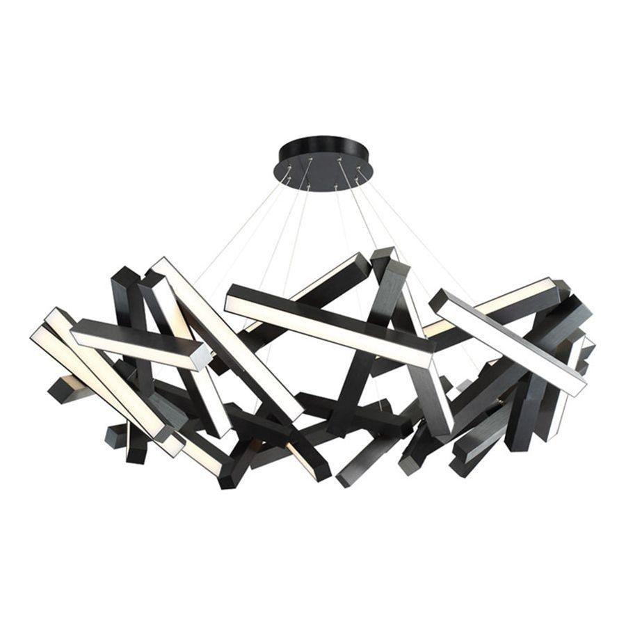 Modern Forms - Chaos 60" LED Round Chandelier - Lights Canada