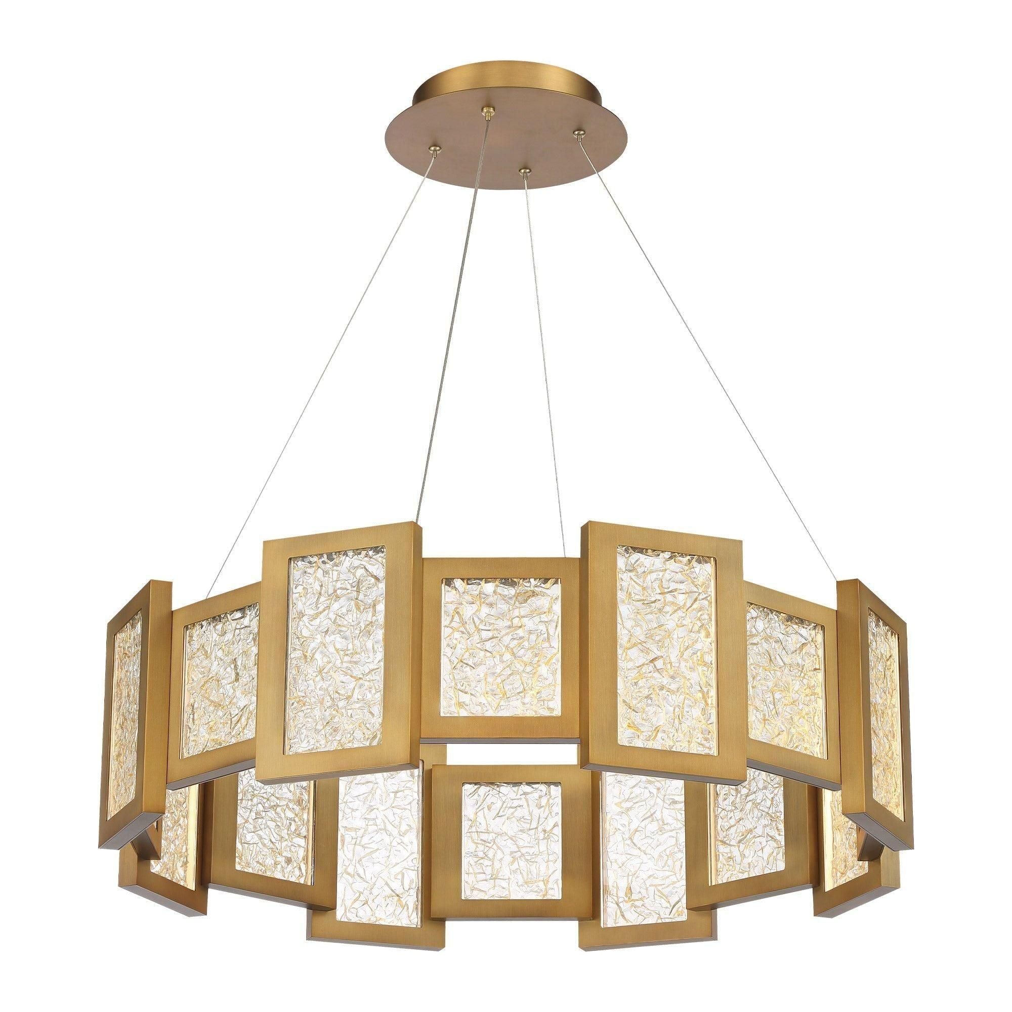 Modern Forms - Fury 28" LED Round Chandelier - Lights Canada