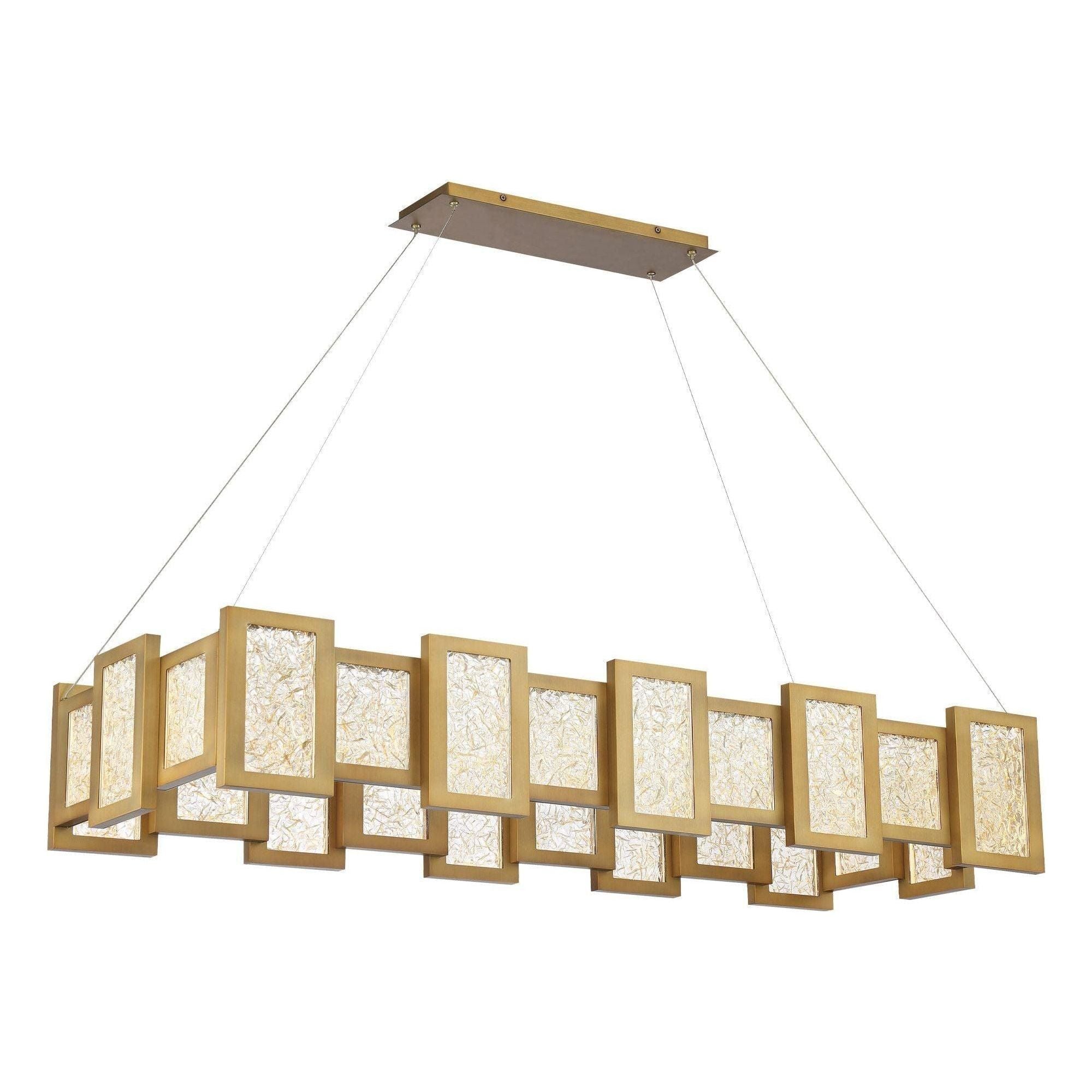 Modern Forms - Fury 48" LED Rectangular Chandelier - Lights Canada