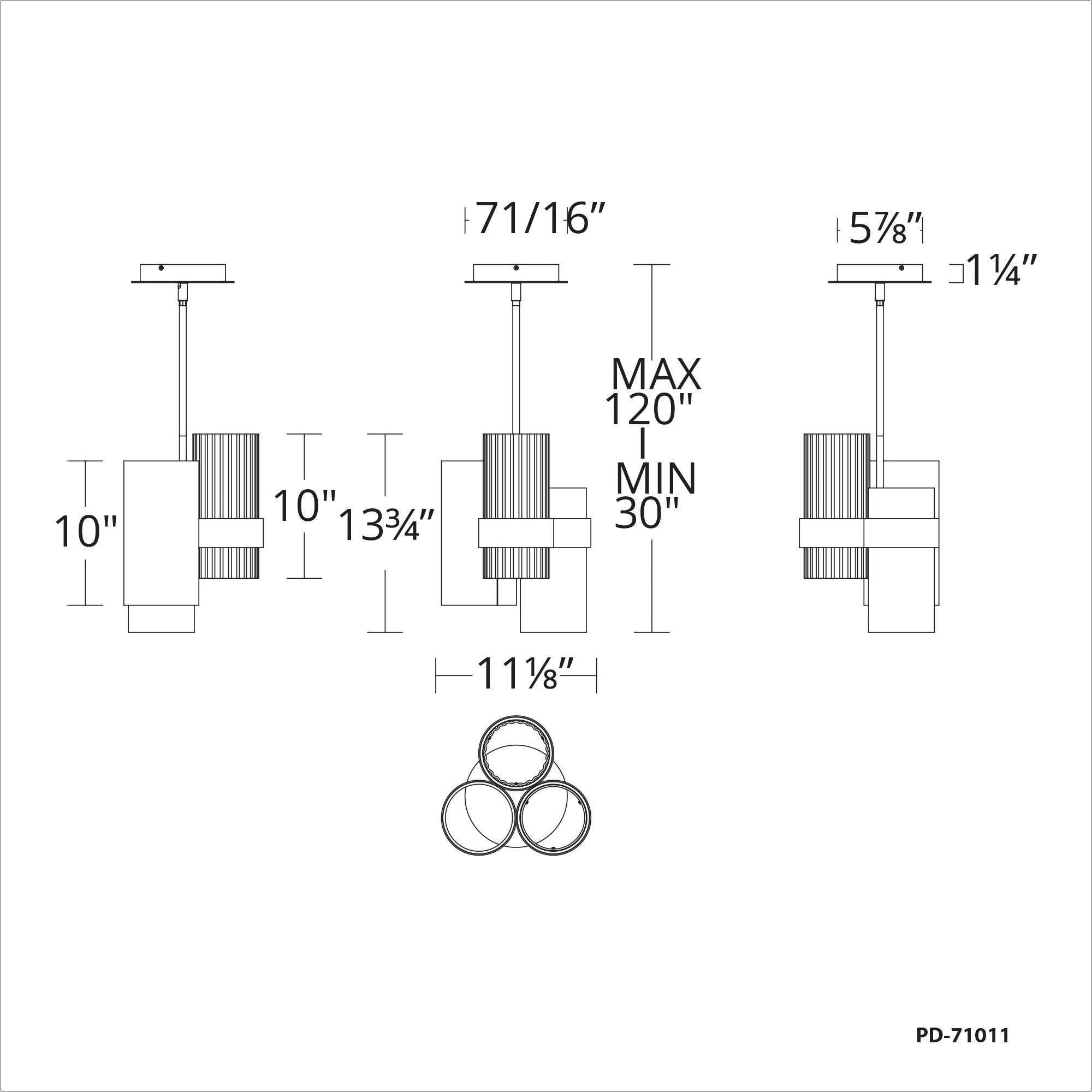 Modern Forms - Harmony 11" Pendant - Lights Canada