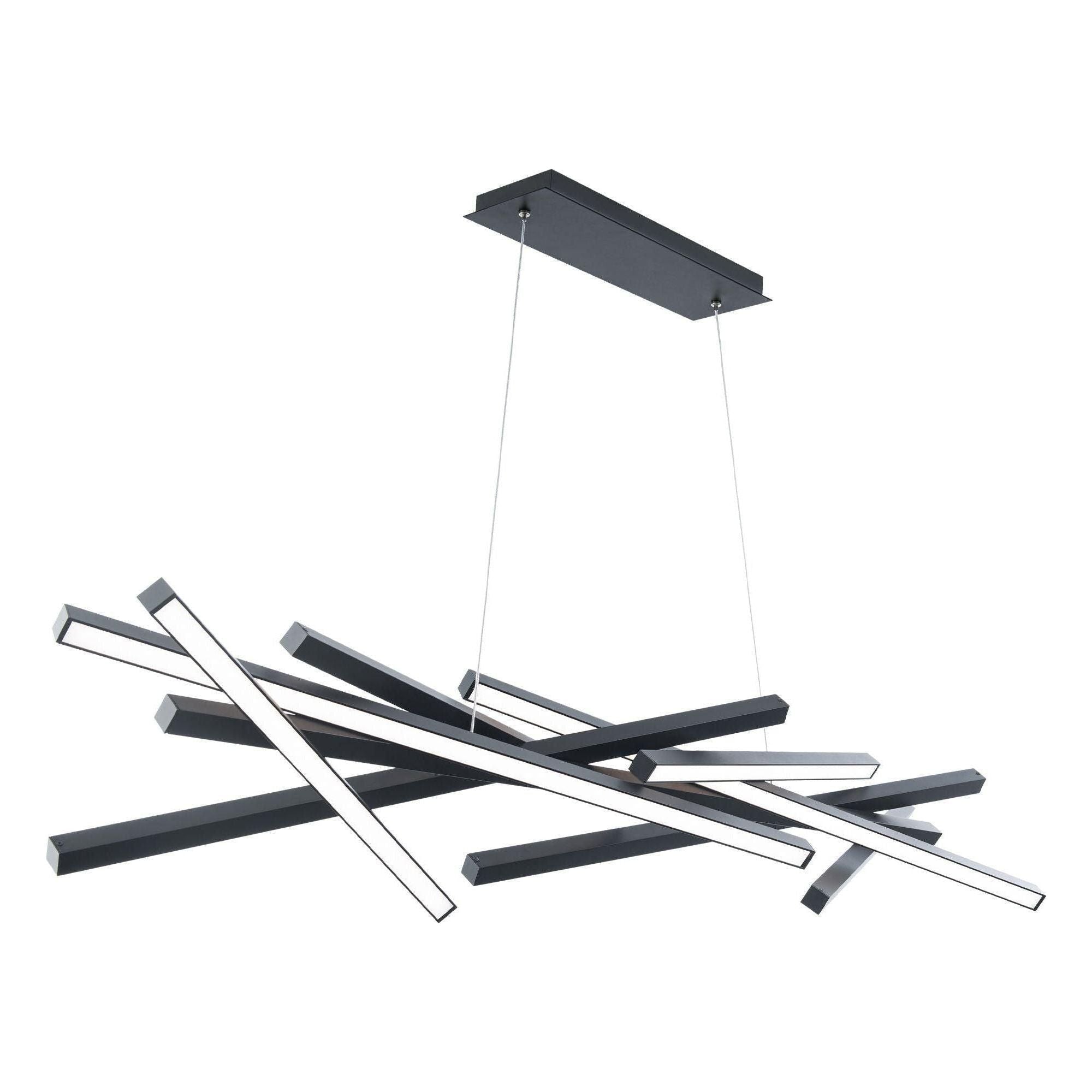 dweLED - Parallax 55" LED Linear Pendant - Lights Canada