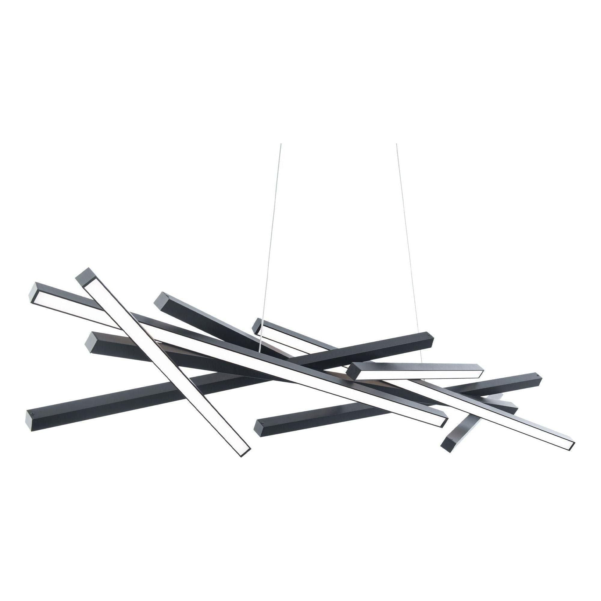 dweLED - Parallax 55" LED Linear Pendant - Lights Canada
