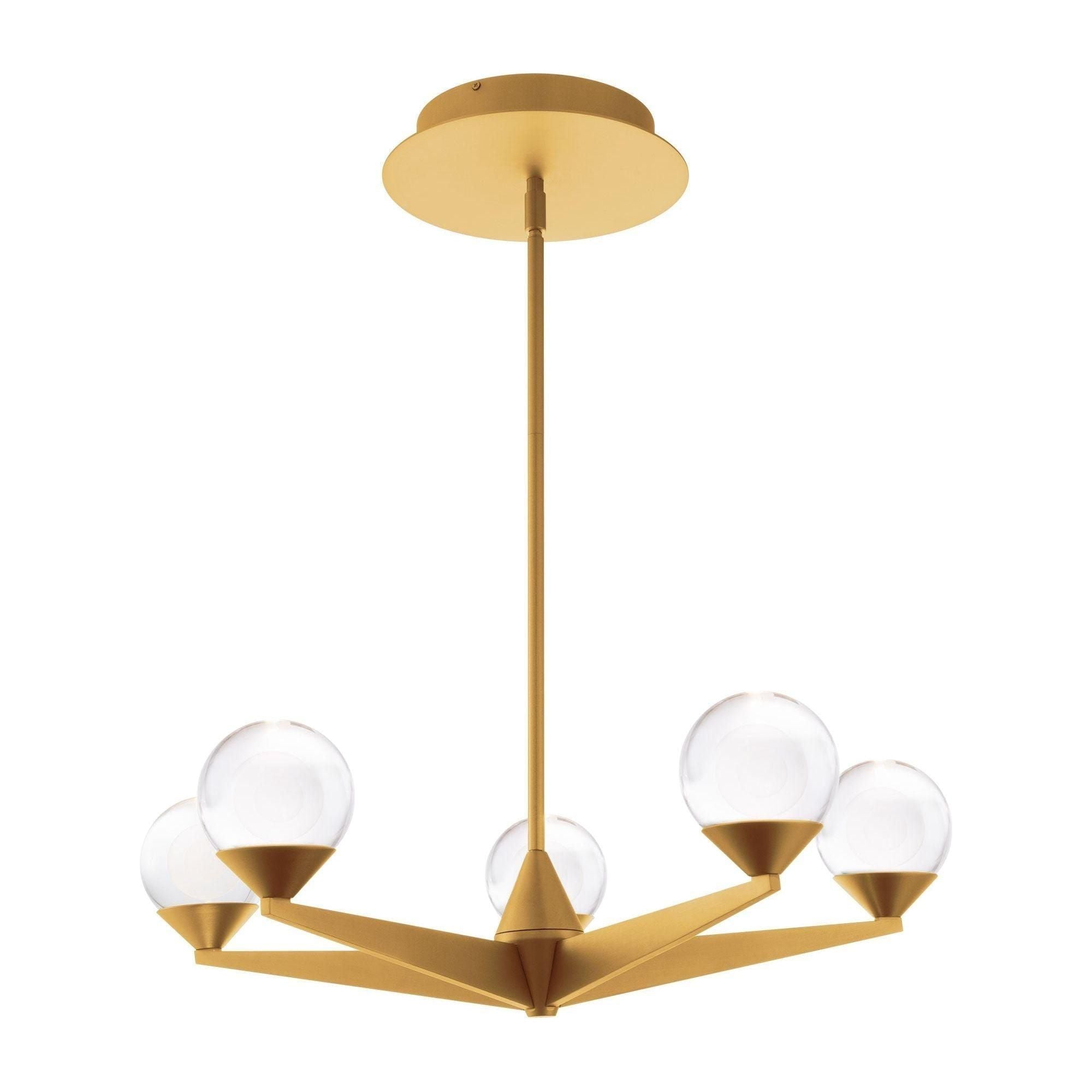 Modern Forms - Double Bubble 23" LED 5 Light Chandelier - Lights Canada