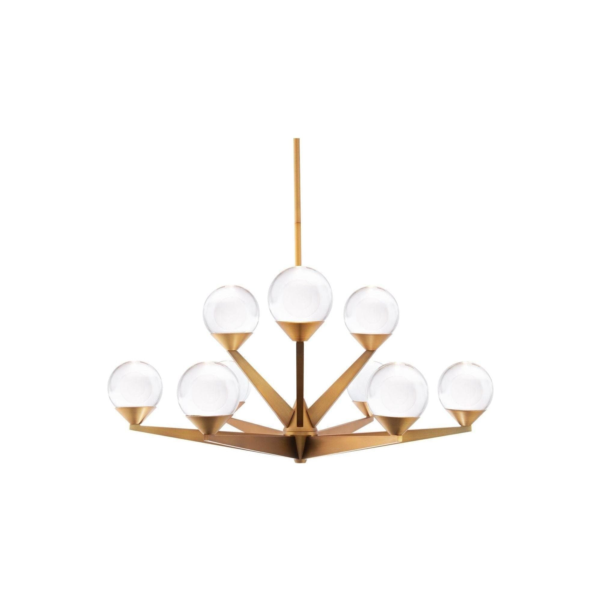 Modern Forms - Double Bubble 27" LED 9 Light Chandelier - Lights Canada