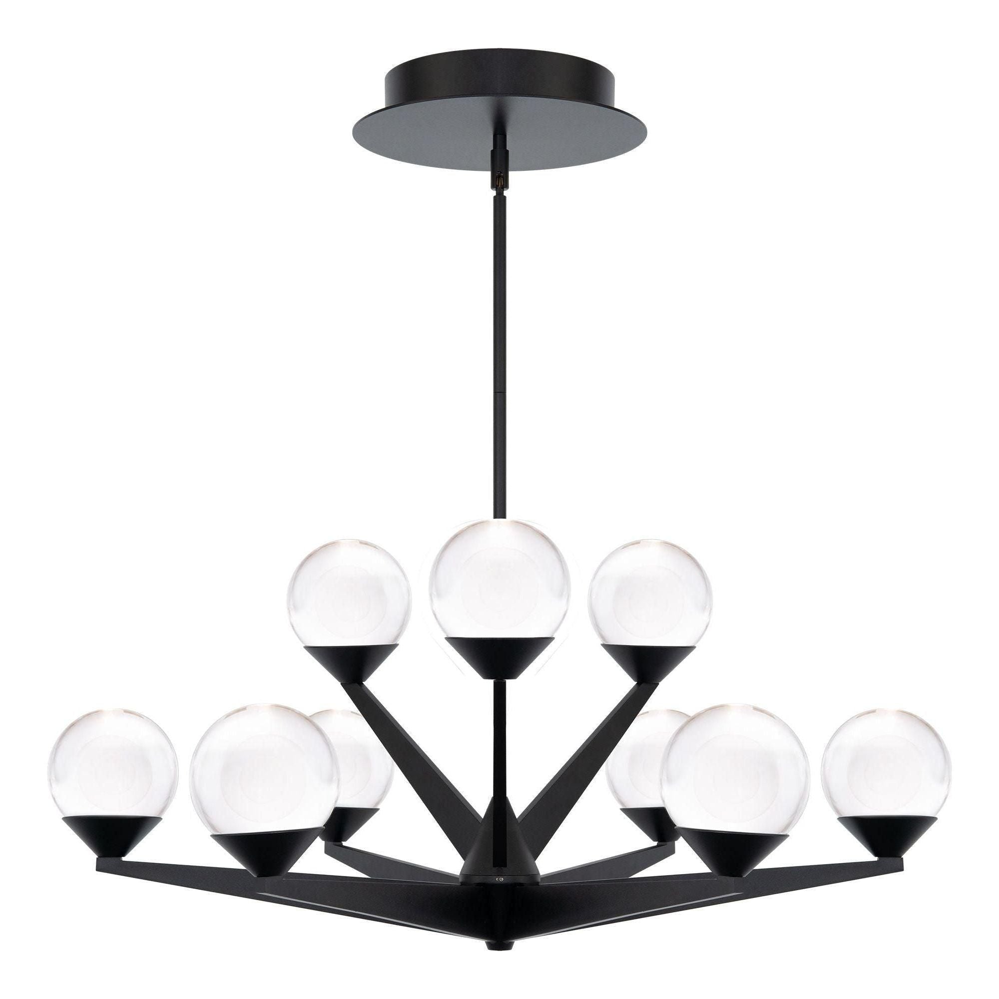 Modern Forms - Double Bubble 27" LED 9 Light Chandelier - Lights Canada