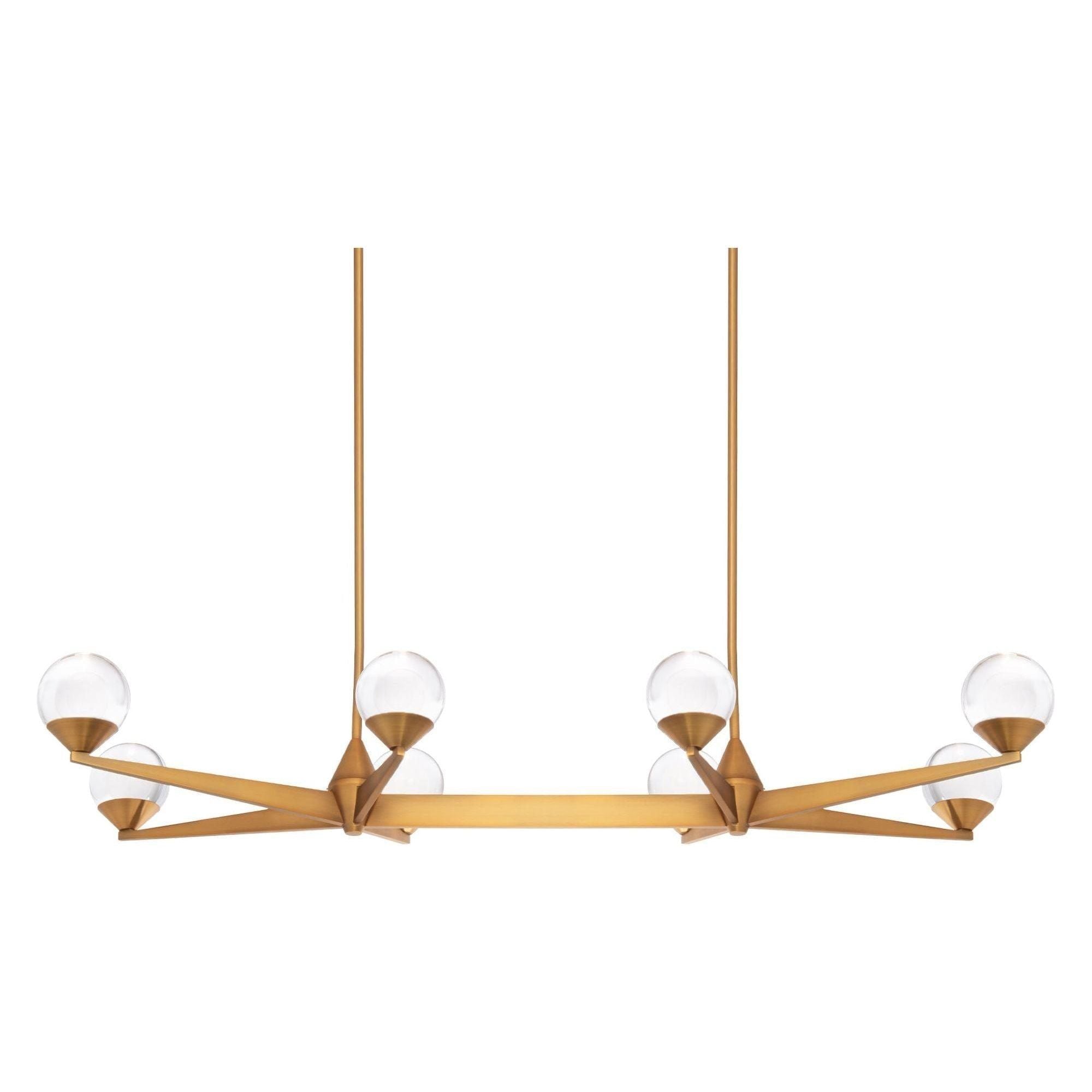 Modern Forms - Double Bubble 44" LED 8 Light Linear Chandelier - Lights Canada