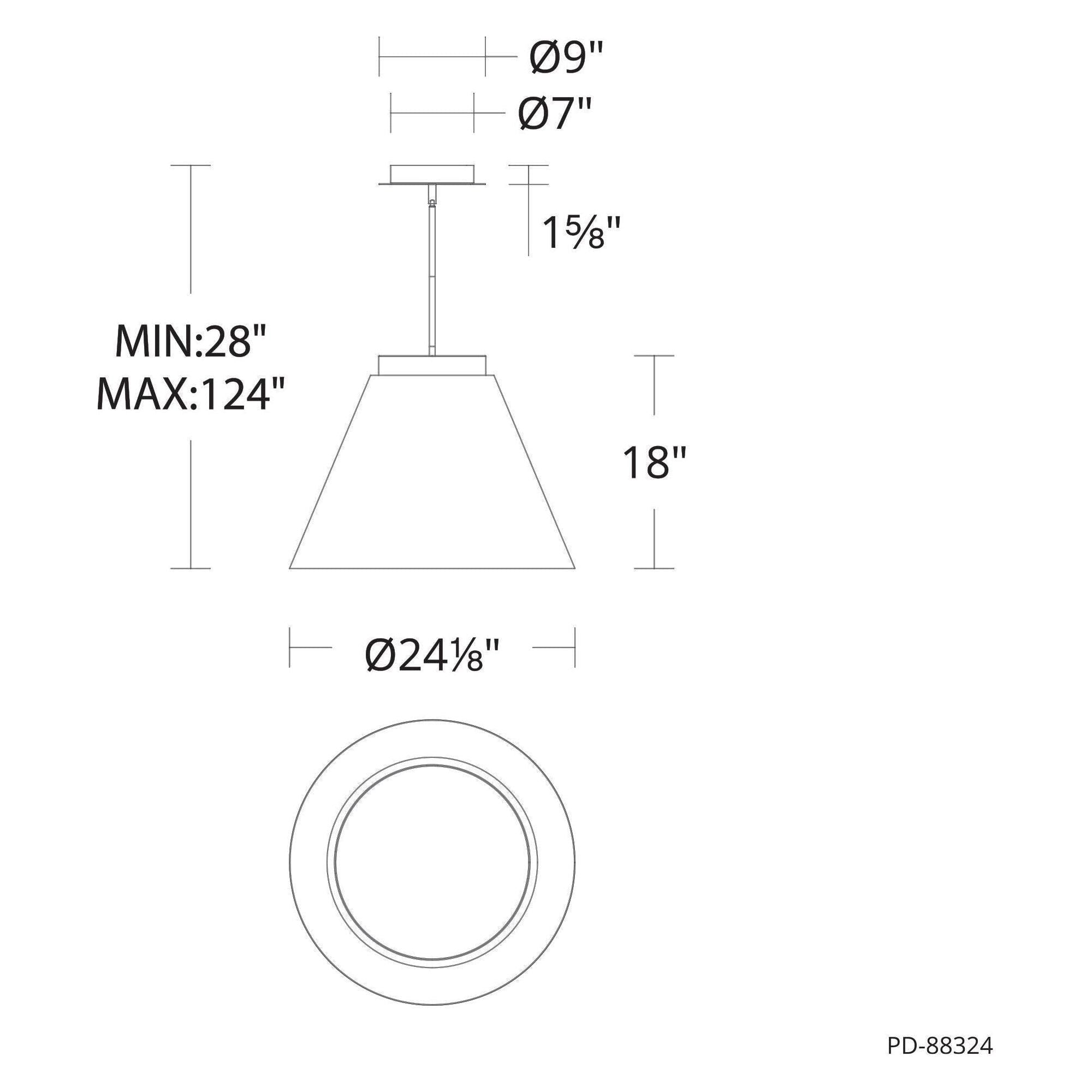 Modern Forms - Bentley 24" LED Pendant - Lights Canada