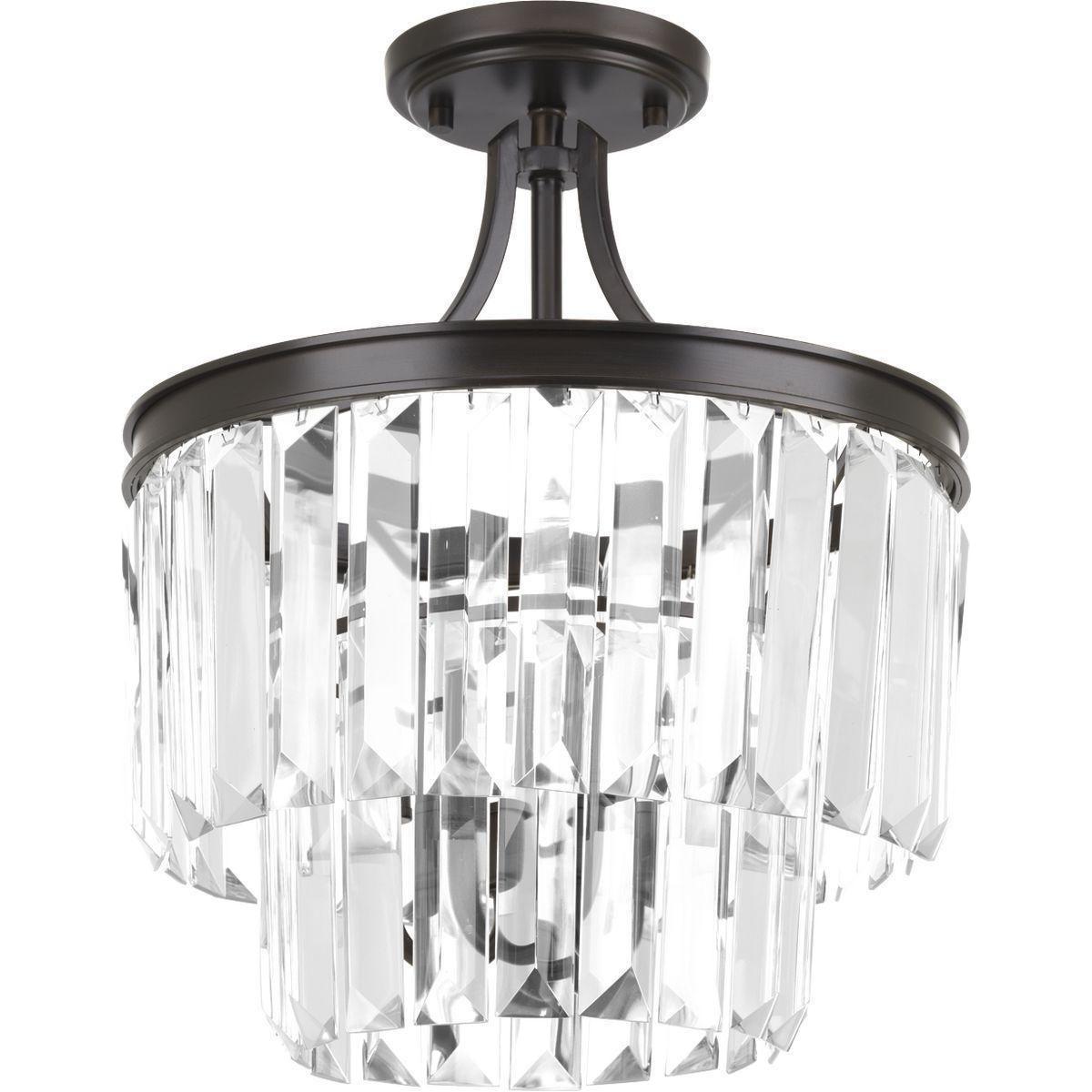 Progress Lighting - Glimmer Semi Flush Mount - Lights Canada
