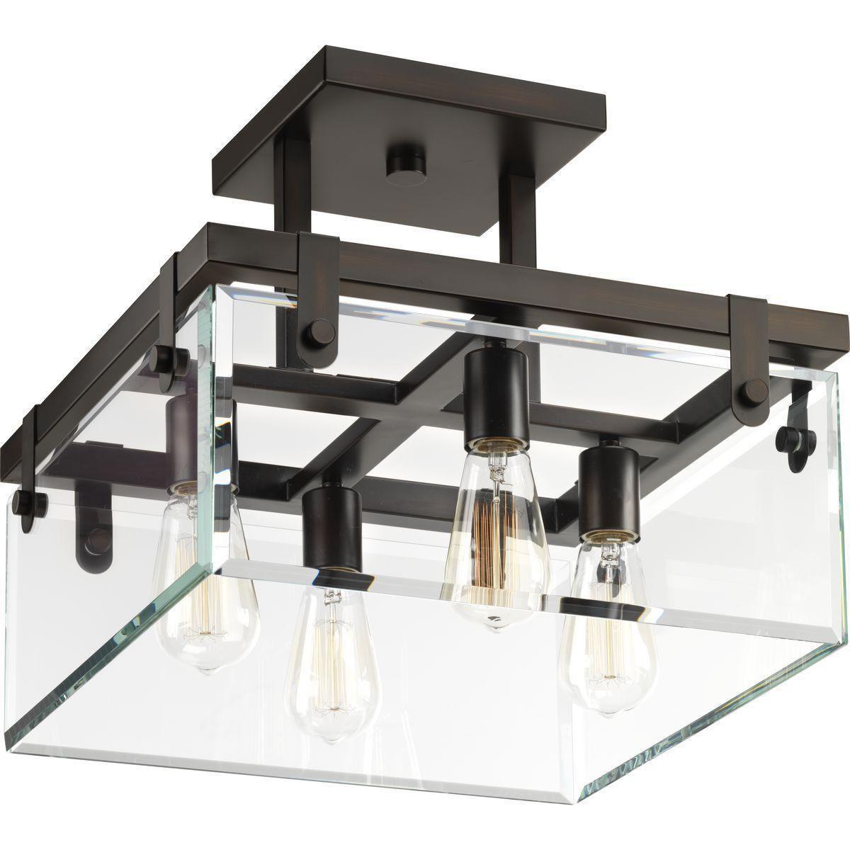 Progress Lighting - Glayse Semi Flush Mount - Lights Canada