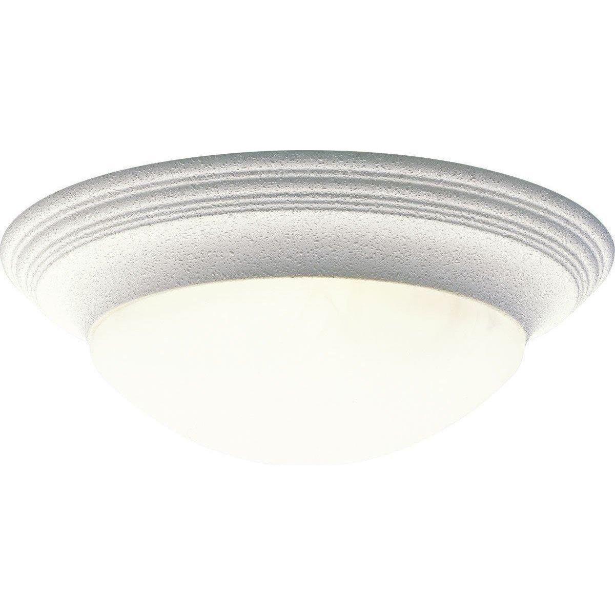 Progress Lighting - Alabaster Glass Flush Mount - Lights Canada