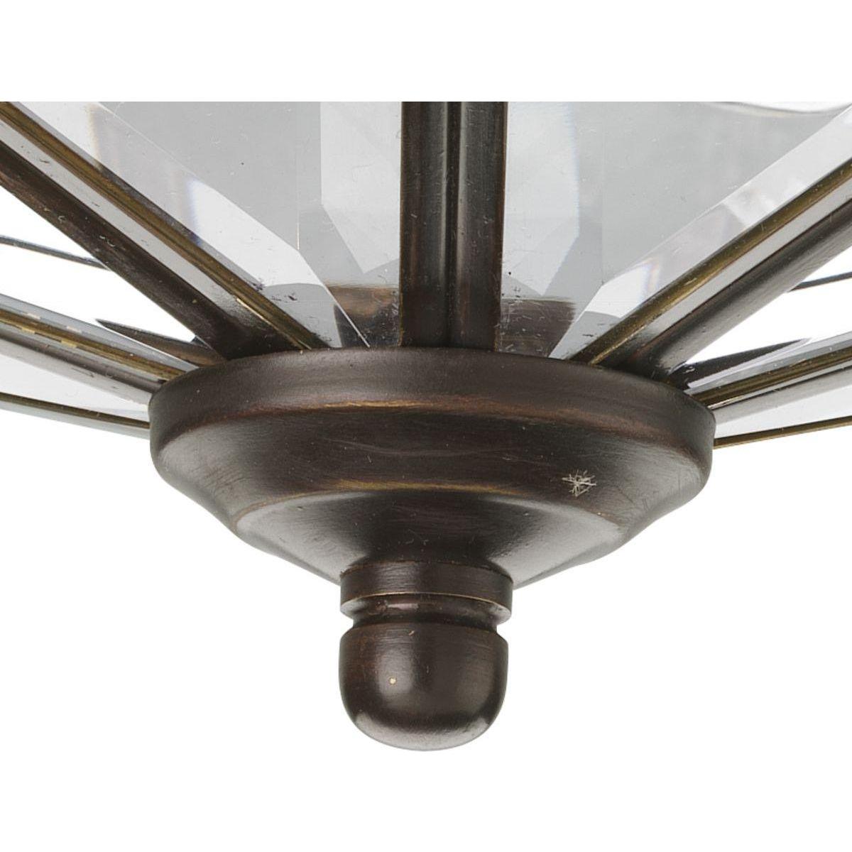 Progress Lighting - Beveled Glass Flush Mount - Lights Canada