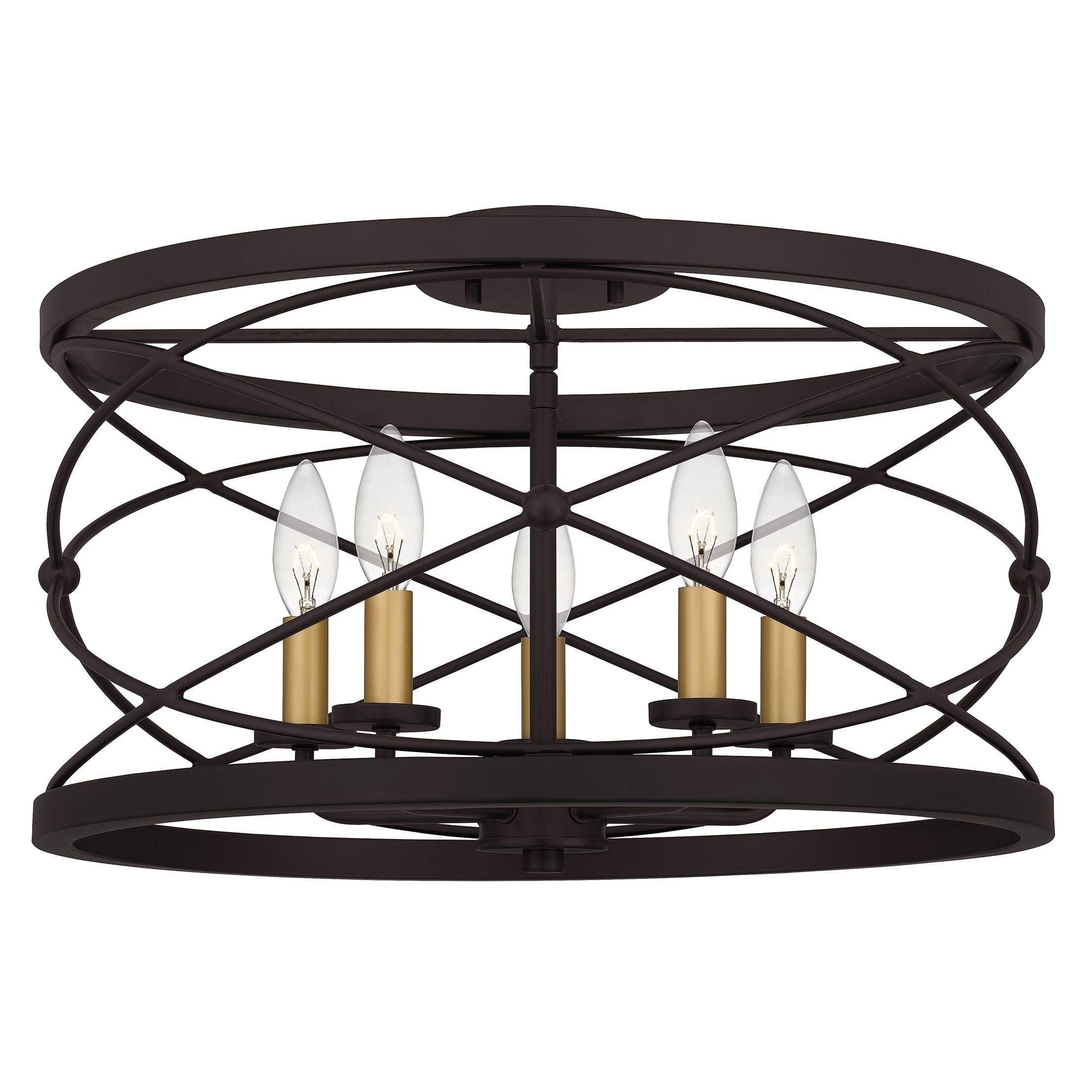 Quoizel - Potts Semi Flush Mount - Lights Canada