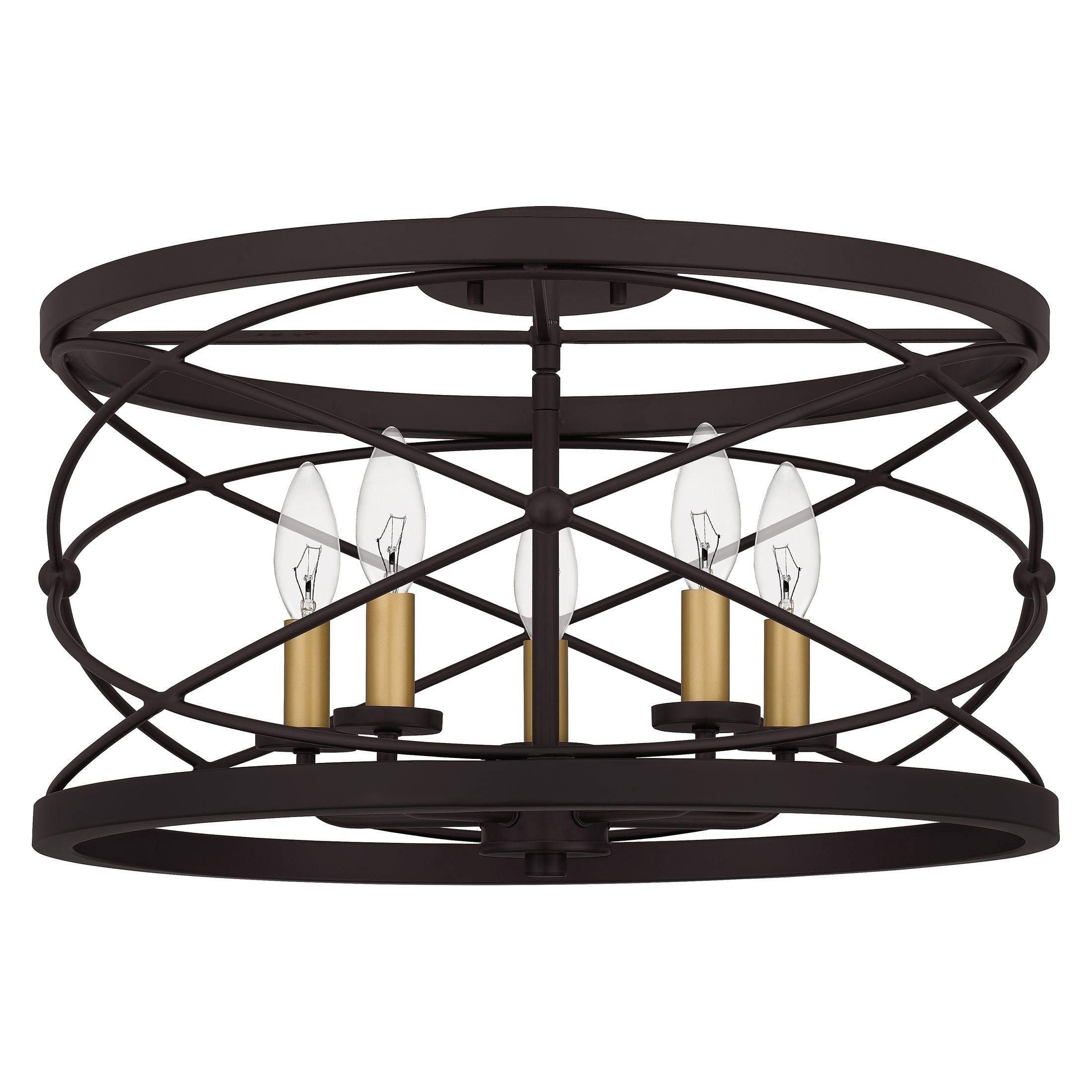 Quoizel - Potts Semi Flush Mount - Lights Canada