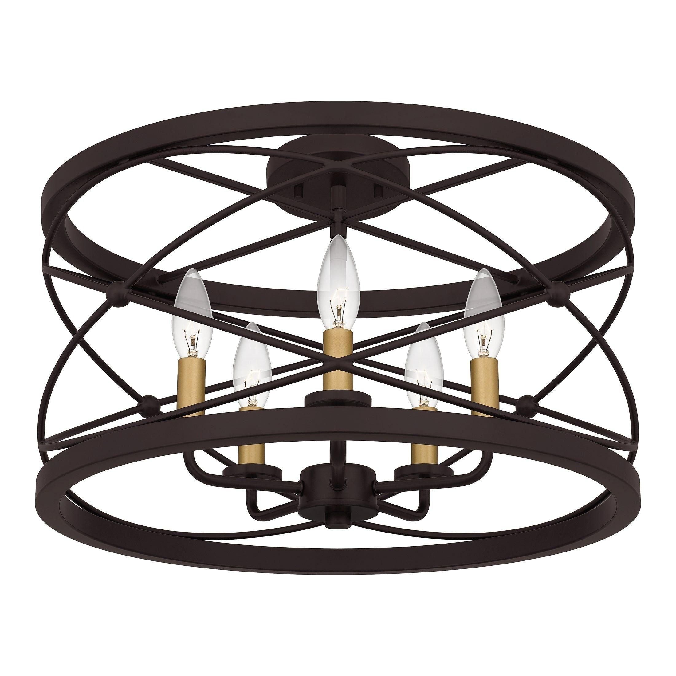 Quoizel - Potts Semi Flush Mount - Lights Canada