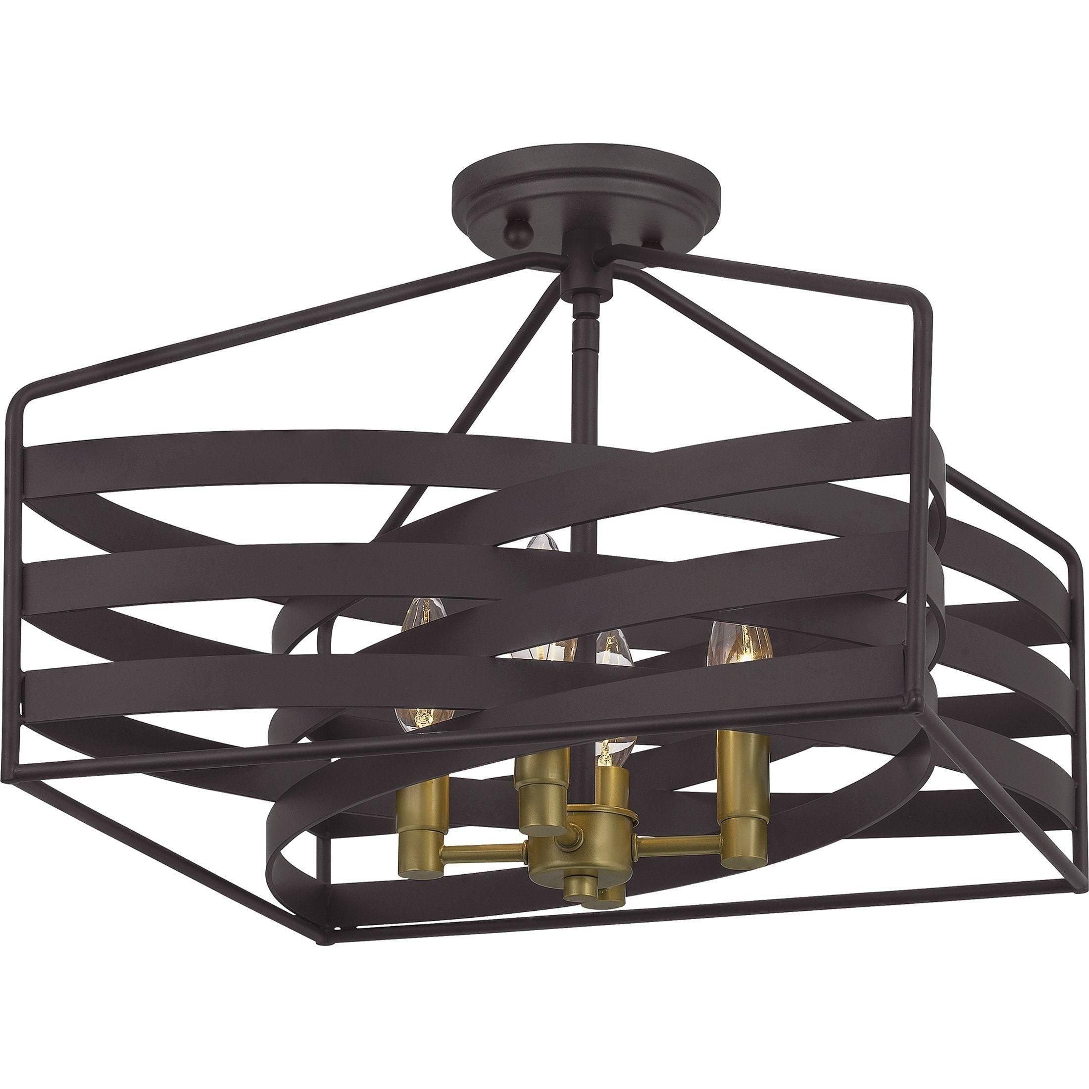 Quoizel - Escher Semi Flush Mount - Lights Canada