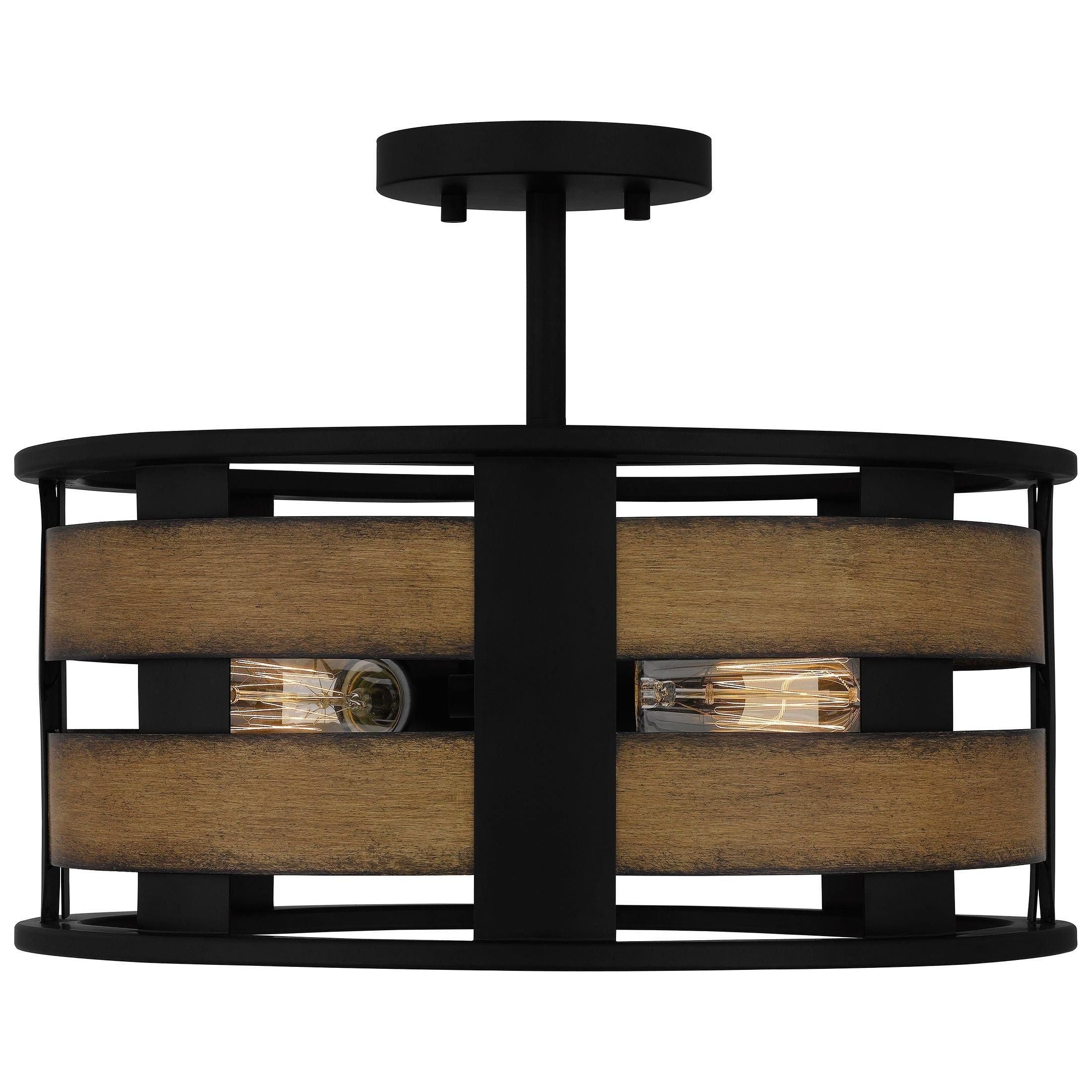 Quoizel - Milton Semi Flush Mount - Lights Canada
