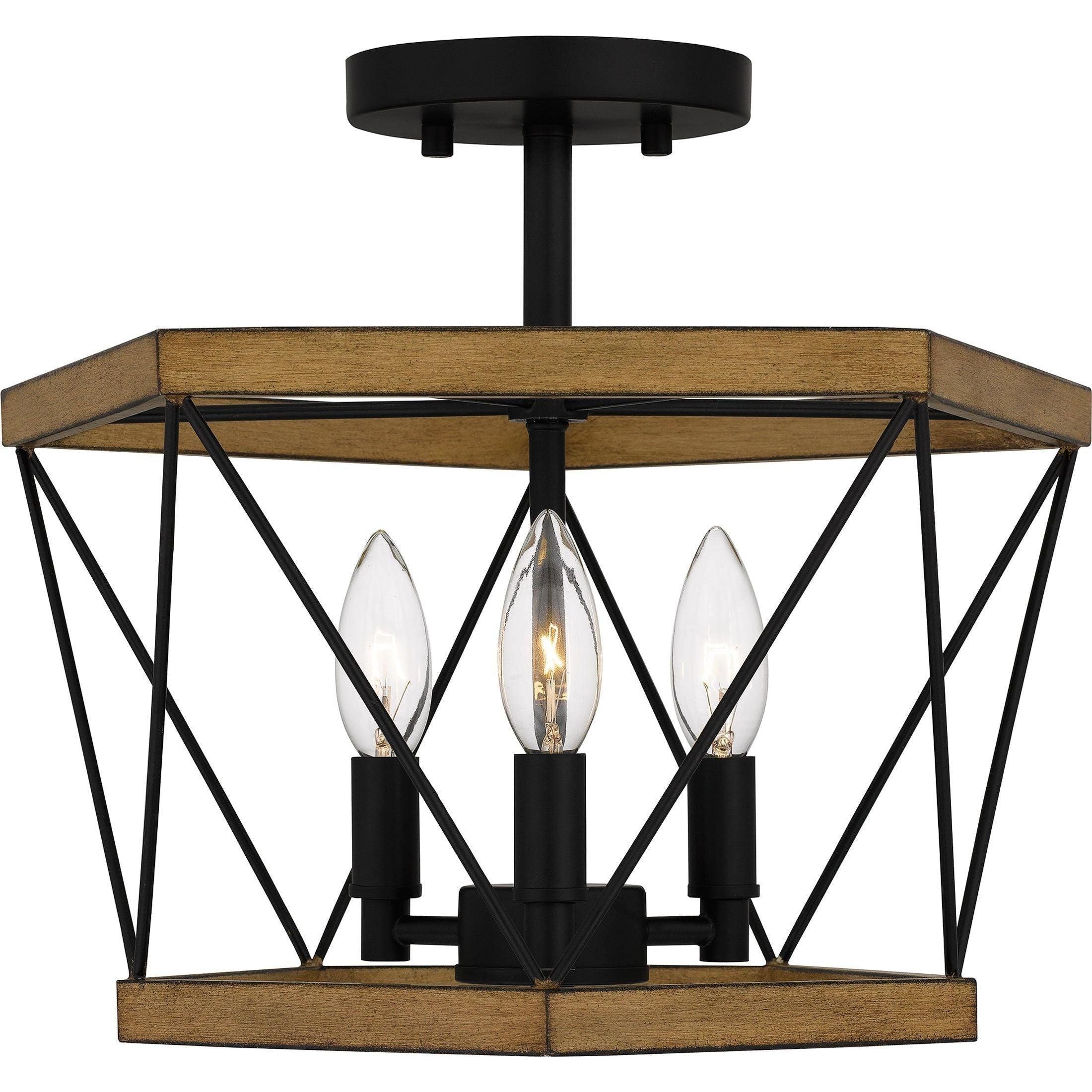 Quoizel - Wintergreen Semi Flush Mount - Lights Canada