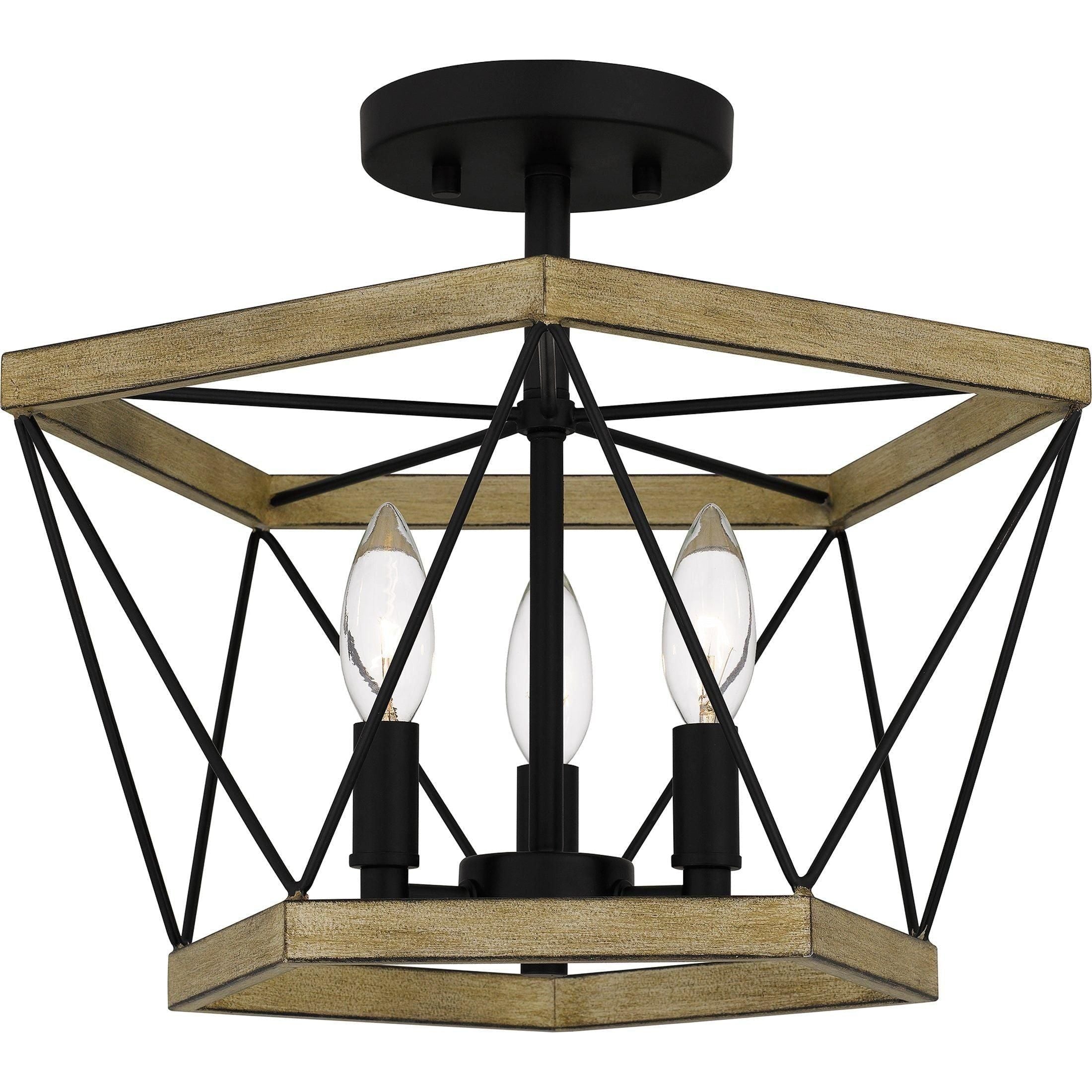 Quoizel - Wintergreen Semi Flush Mount - Lights Canada