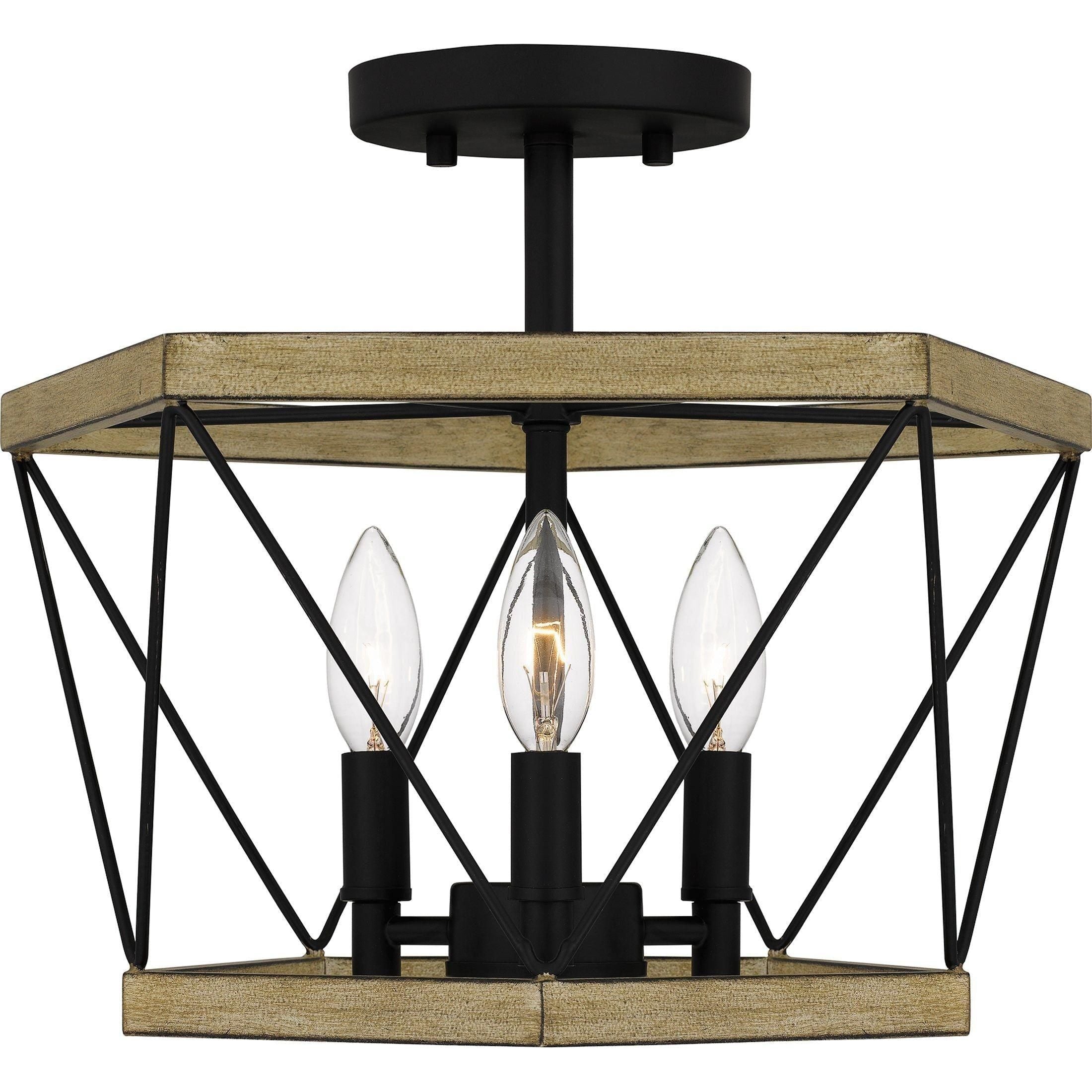 Quoizel - Wintergreen Semi Flush Mount - Lights Canada