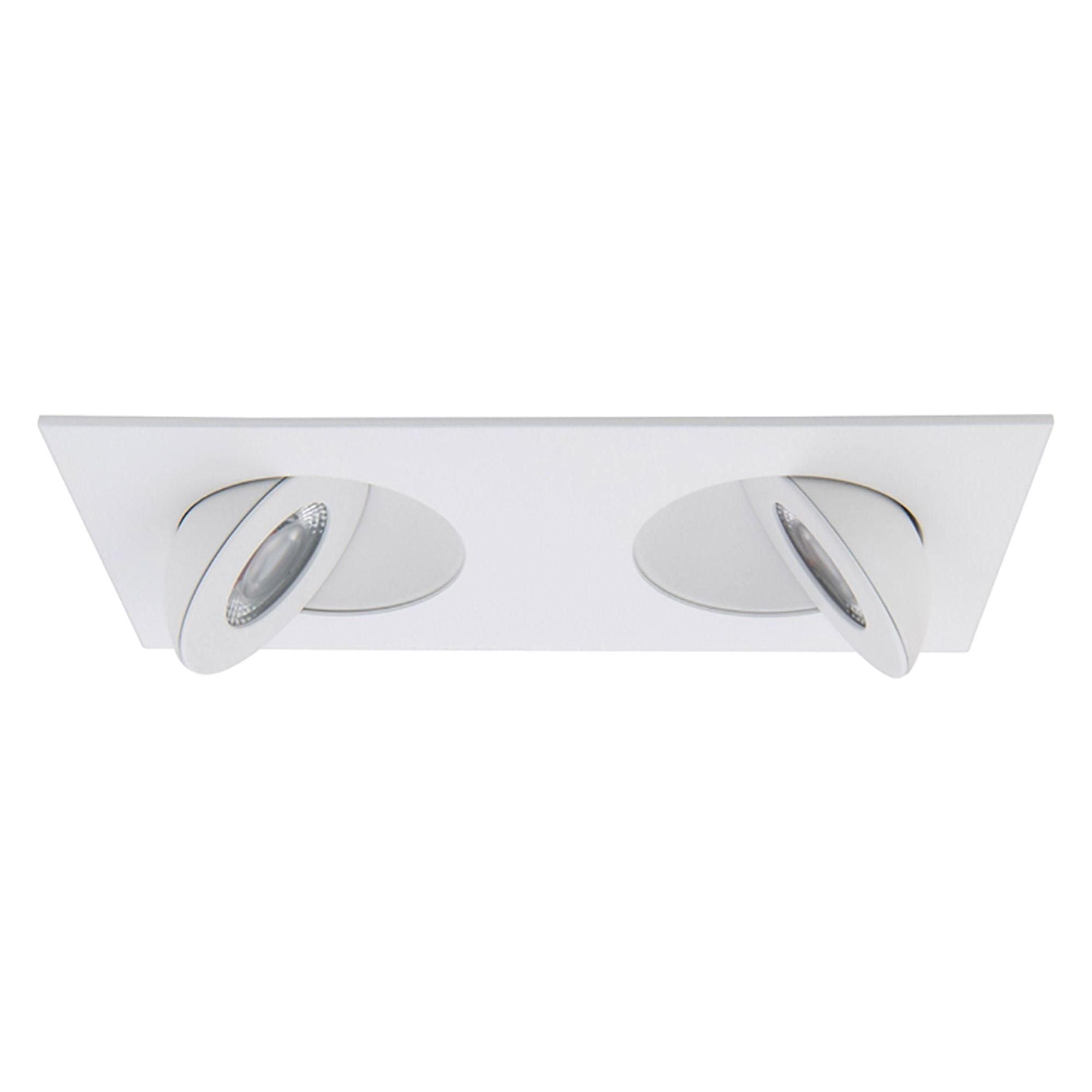 WAC Lighting - Lotos 2" LED 2-Light Square Adjustable Recessed Kit - Lights Canada