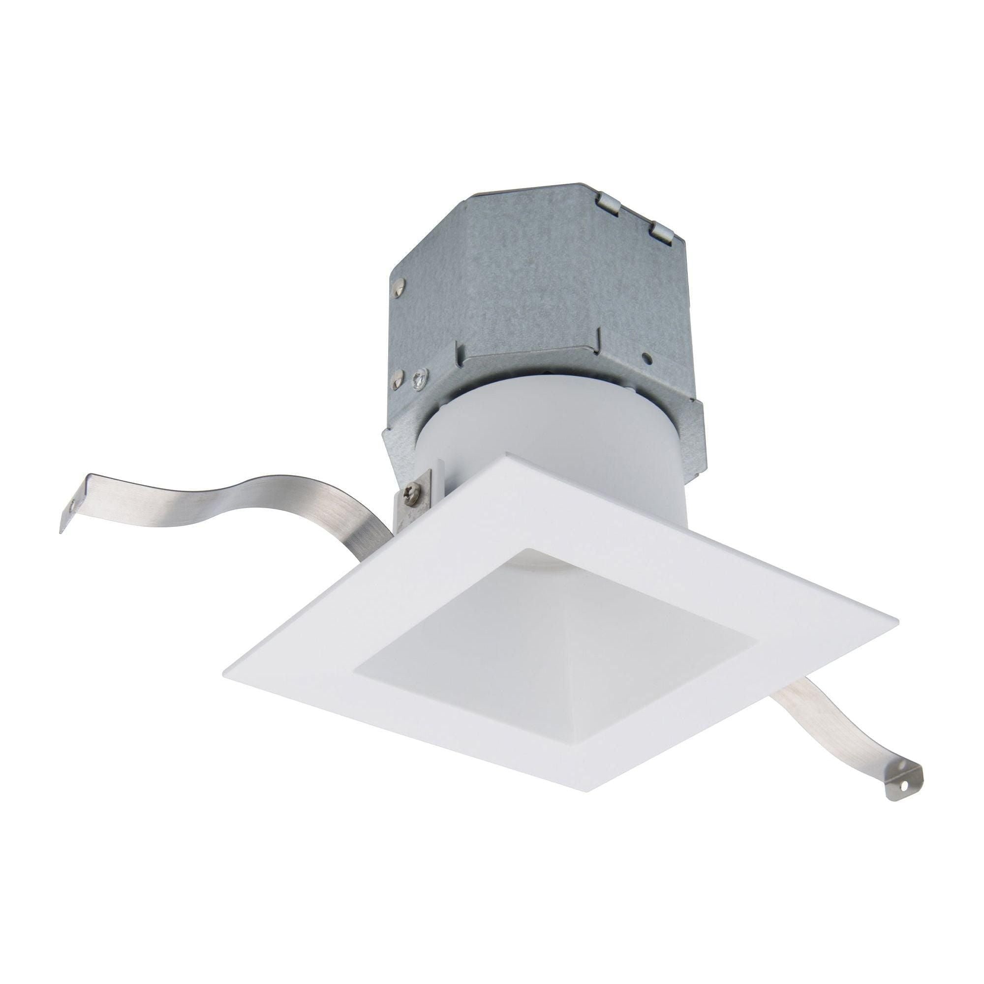 WAC Lighting - Pop-in 4" LED Square Recessed Kit 5-CCT Selectable (Pack of 12) - Lights Canada