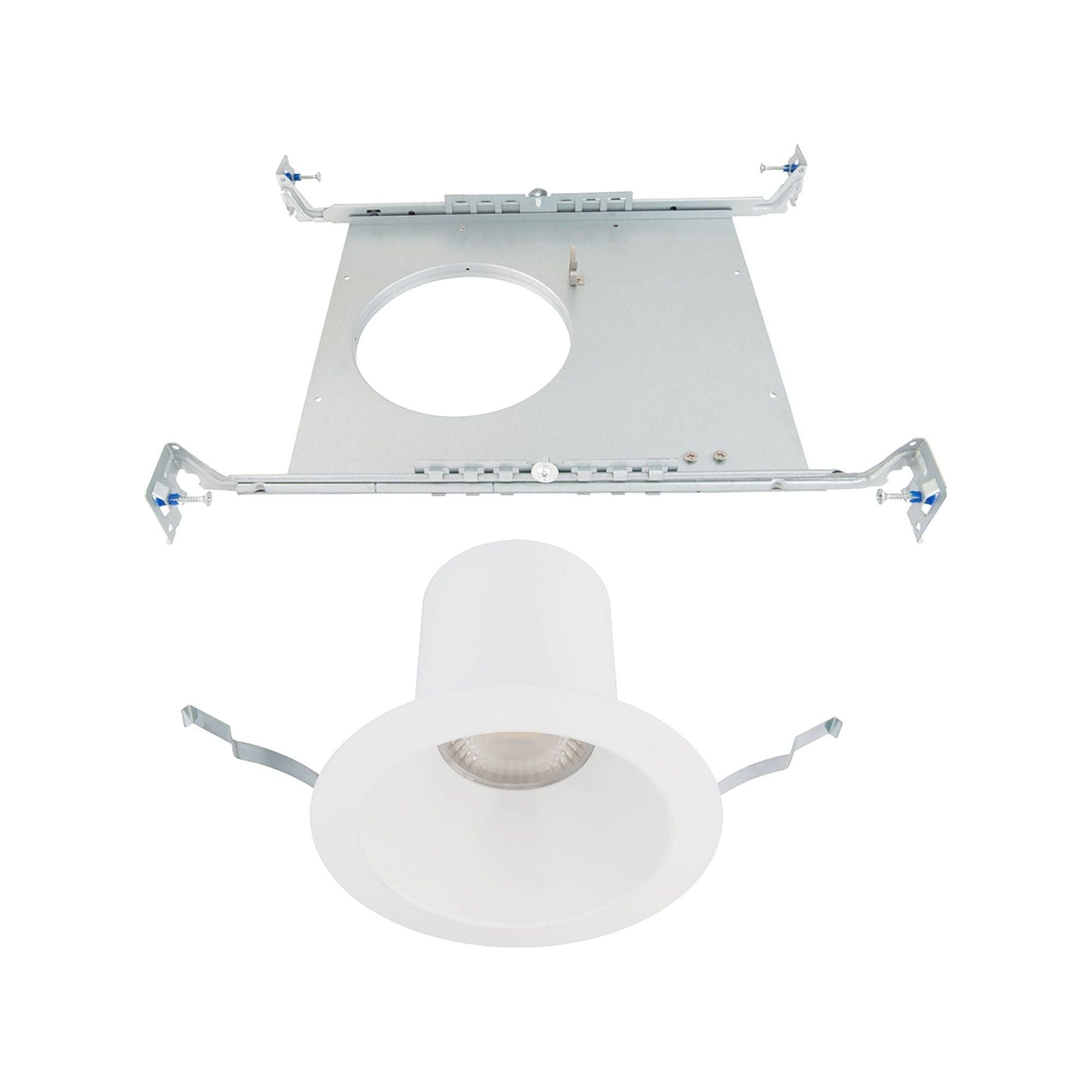 WAC Lighting - Blaze LED 6" Round Recessed Light with New Construction Frame-in Kit 5-CCT - Lights Canada