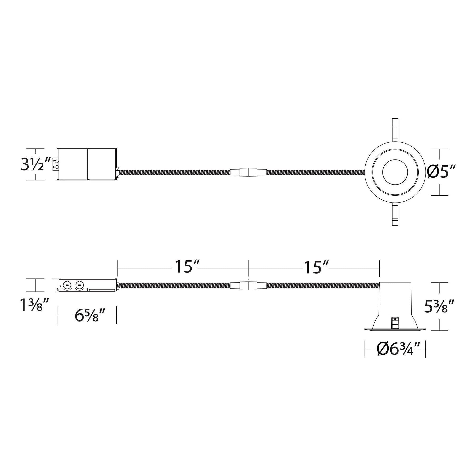 WAC Lighting - Blaze LED 6" Round Recessed Light with Remodel Housing 5-CCT - Lights Canada