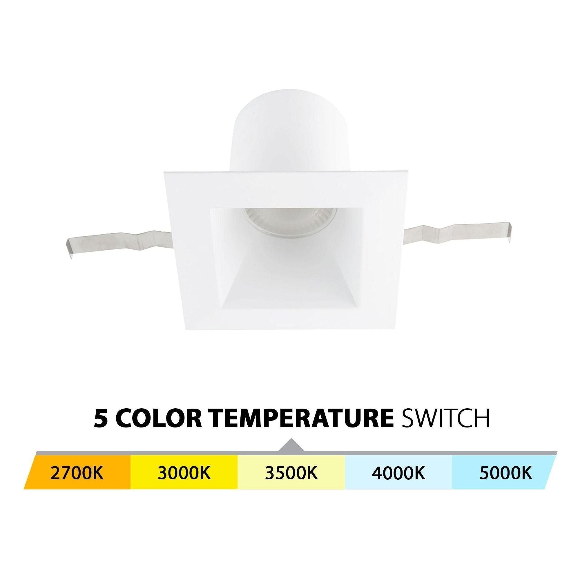 WAC Lighting - Blaze LED 6" Square Recessed Light with Remodel Housing 5-CCT - Lights Canada
