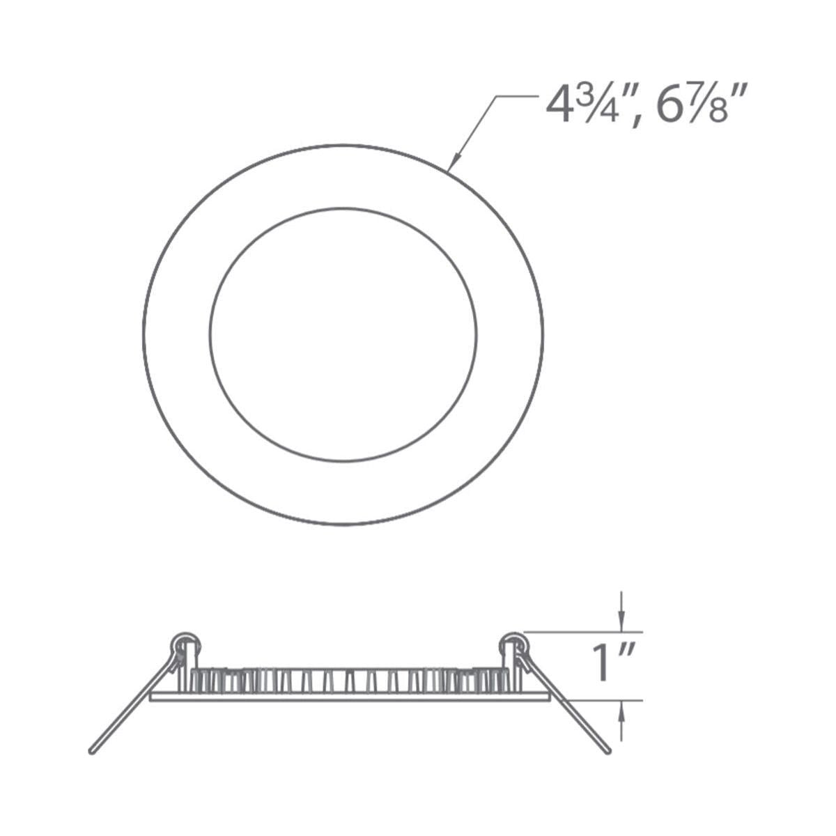 WAC Lighting - Lotos 6" LED Round 5-CCT Selectable Recessed Kit (Pack of 6) - Lights Canada