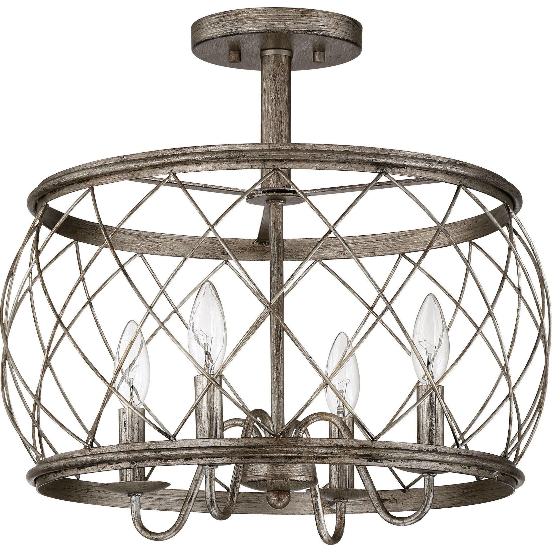 Quoizel - Dury Semi Flush Mount - Lights Canada