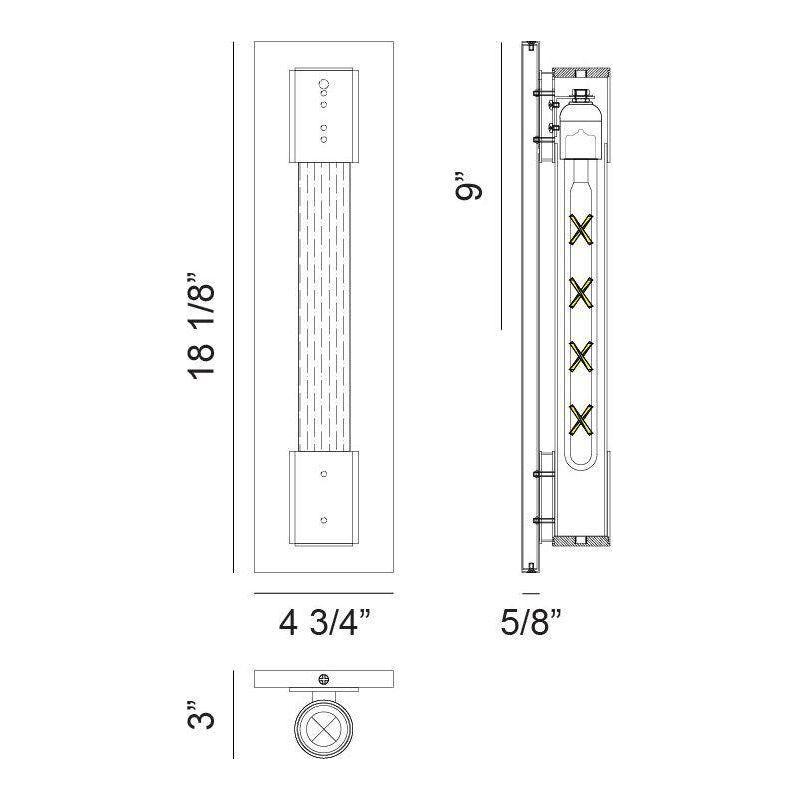 Matteo - Riely 1-Light Wall Sconce - Lights Canada