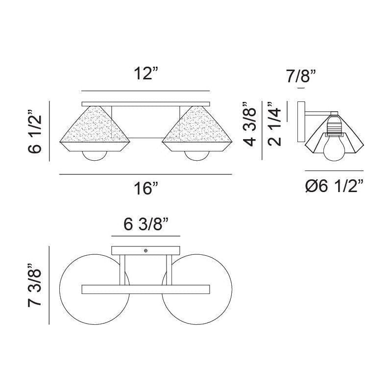 Matteo - Velax 2-Light Vanity - Lights Canada