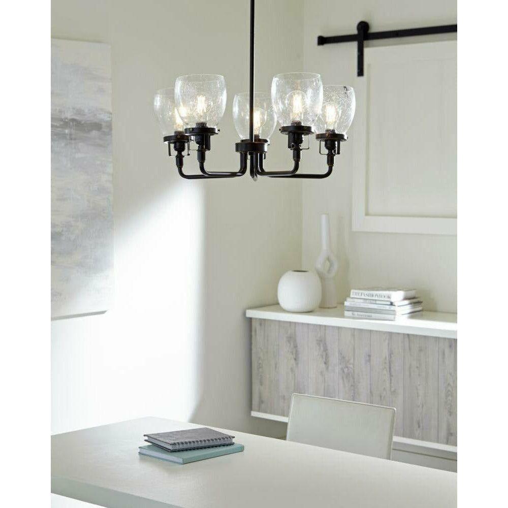 Generation Lighting - Belton 5-Light Up Chandelier (with Bulbs) - Lights Canada